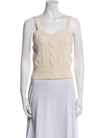 Delfi Collective Wool Bateau Neckline Crop Top