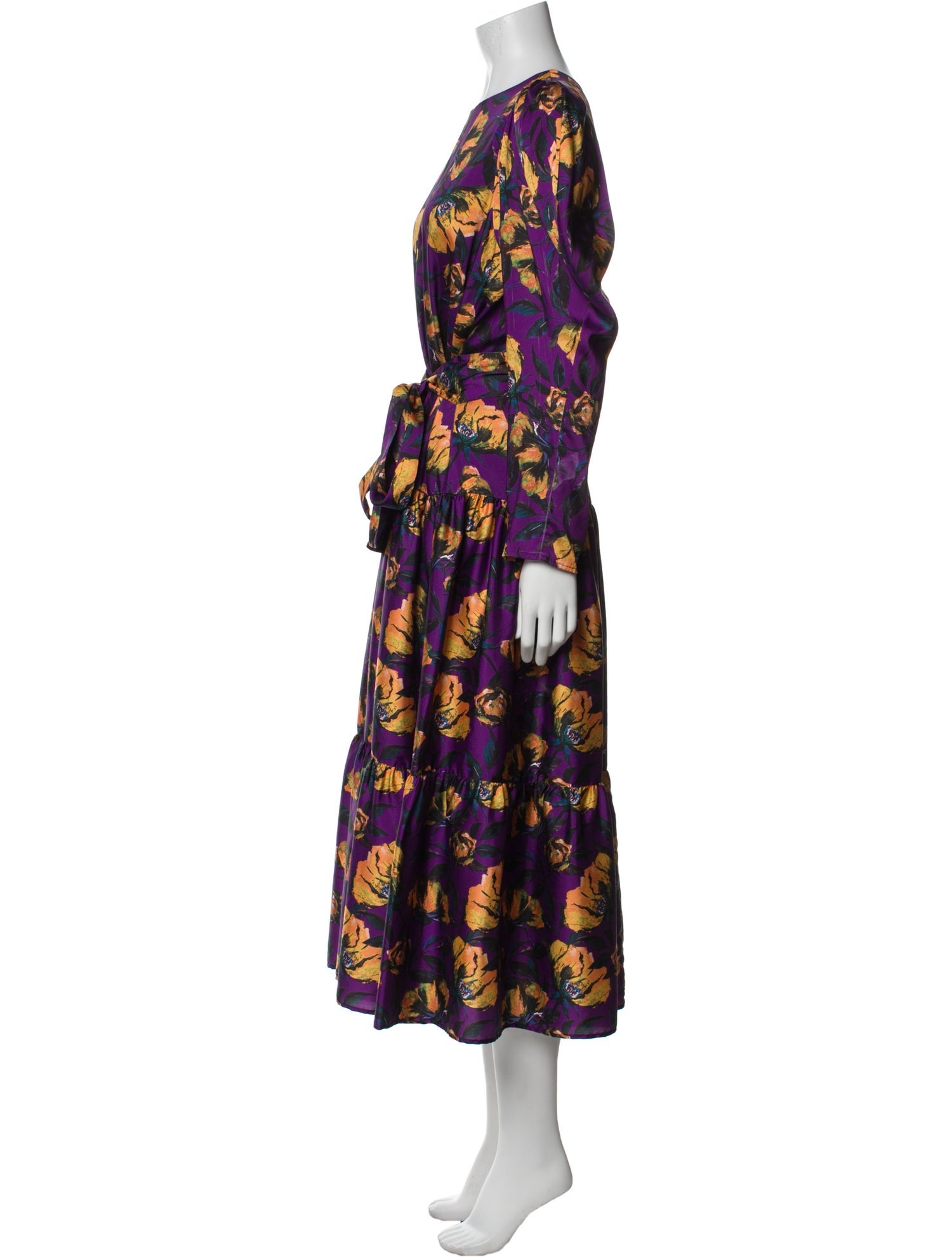 Delfi Collective Floral Print Long Dress