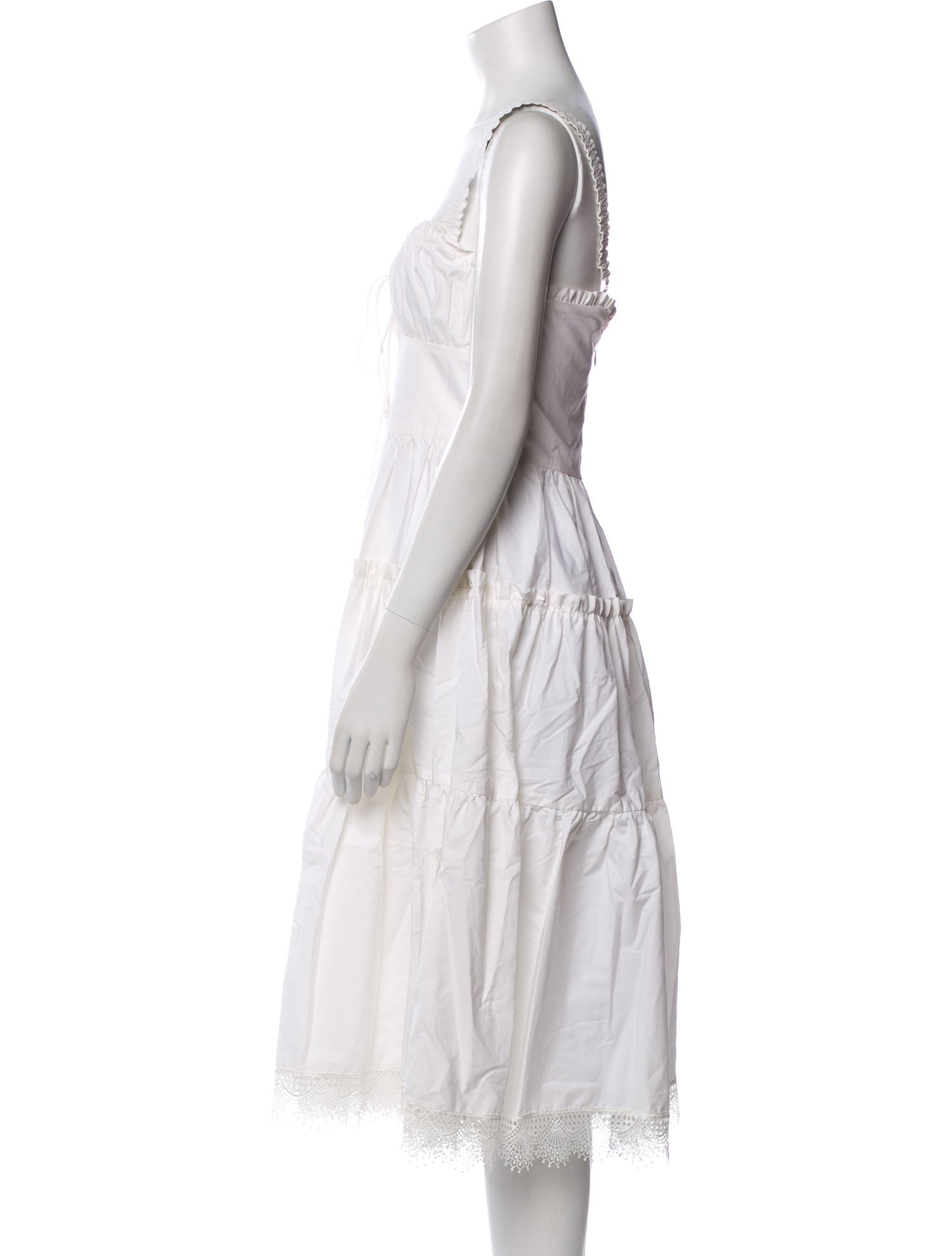 Delfi Collective Square Neckline Midi Length Dress