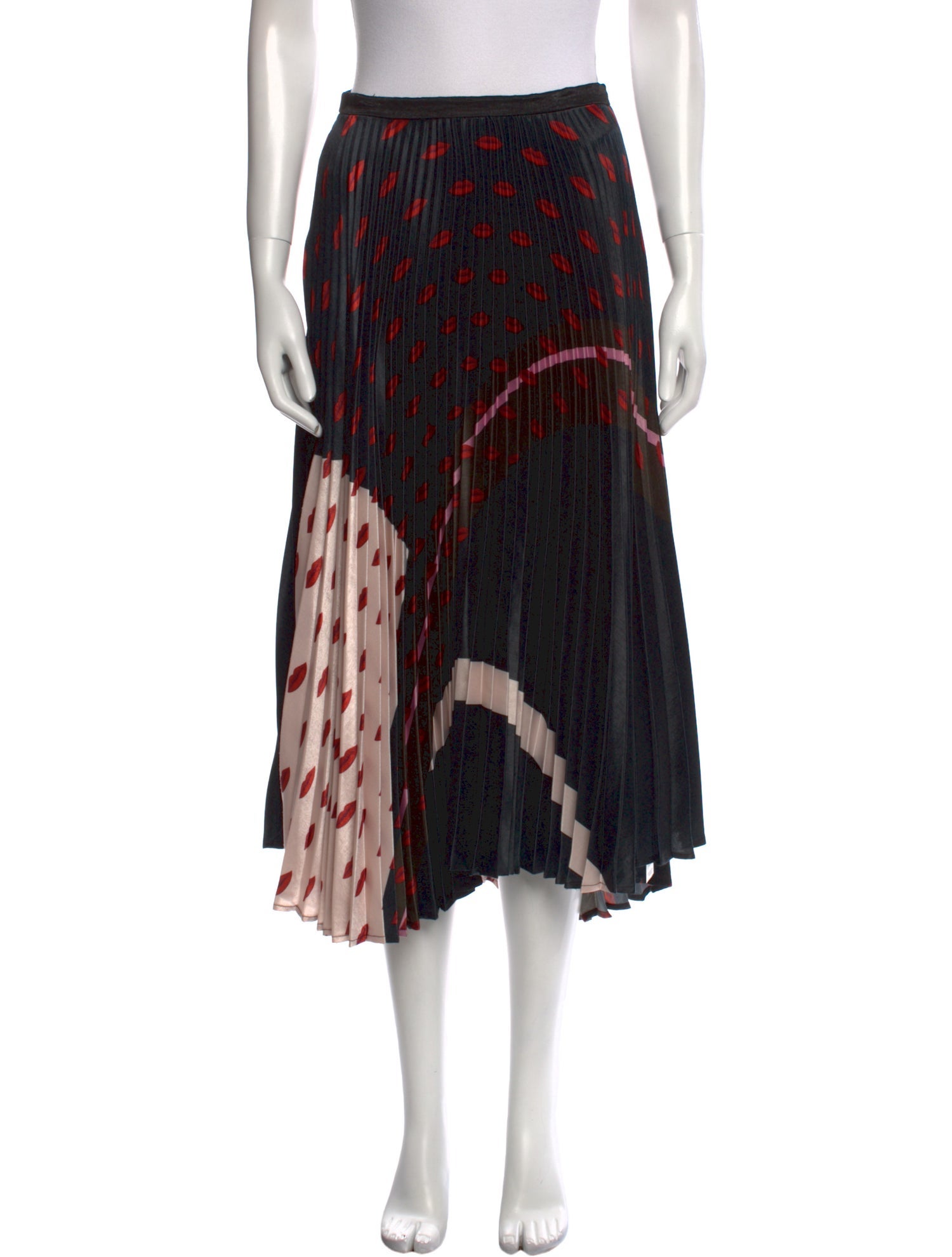 Delfi Collective Printed Midi Length Skirt