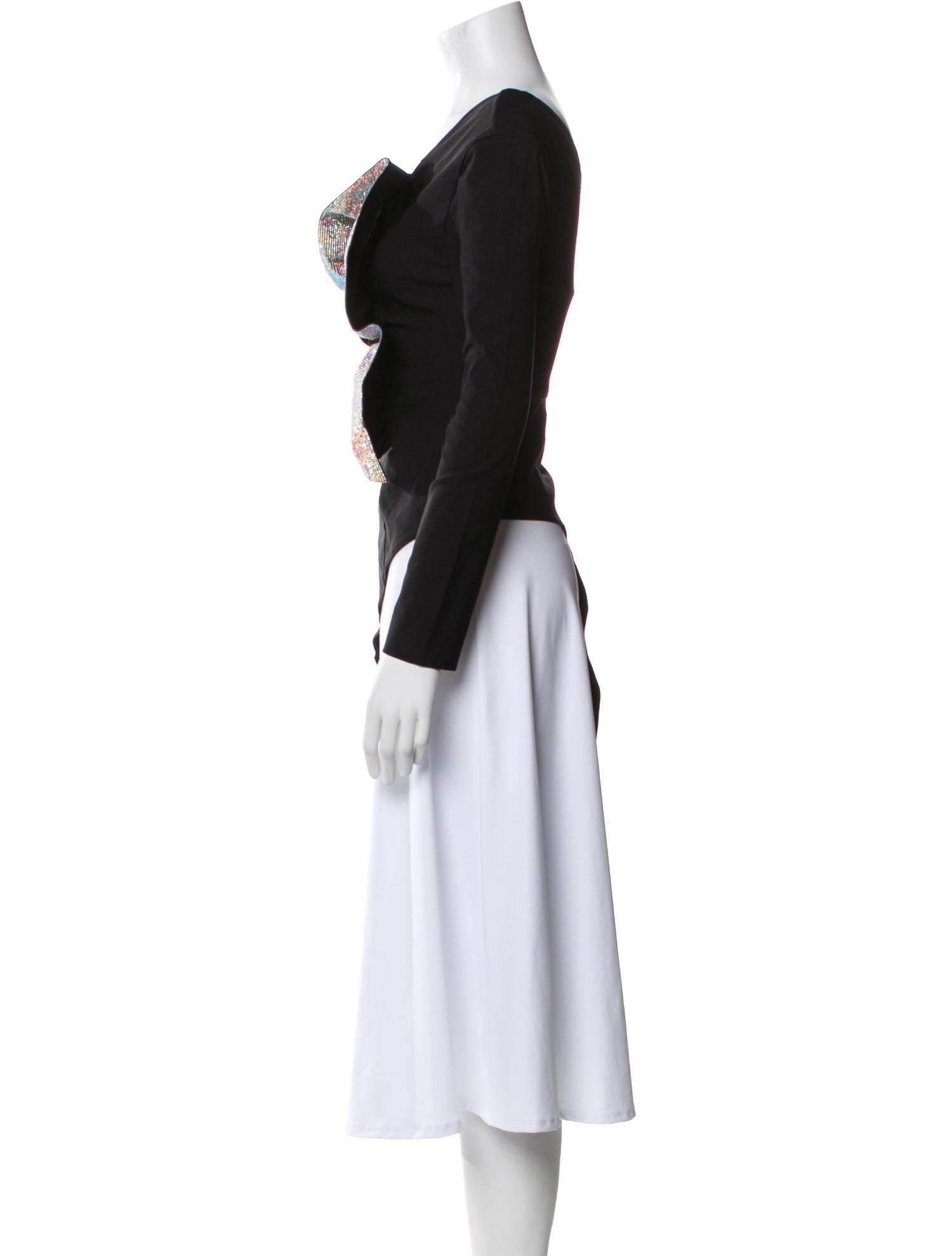 Delfi Collective One-Shoulder Long Sleeve Tunic