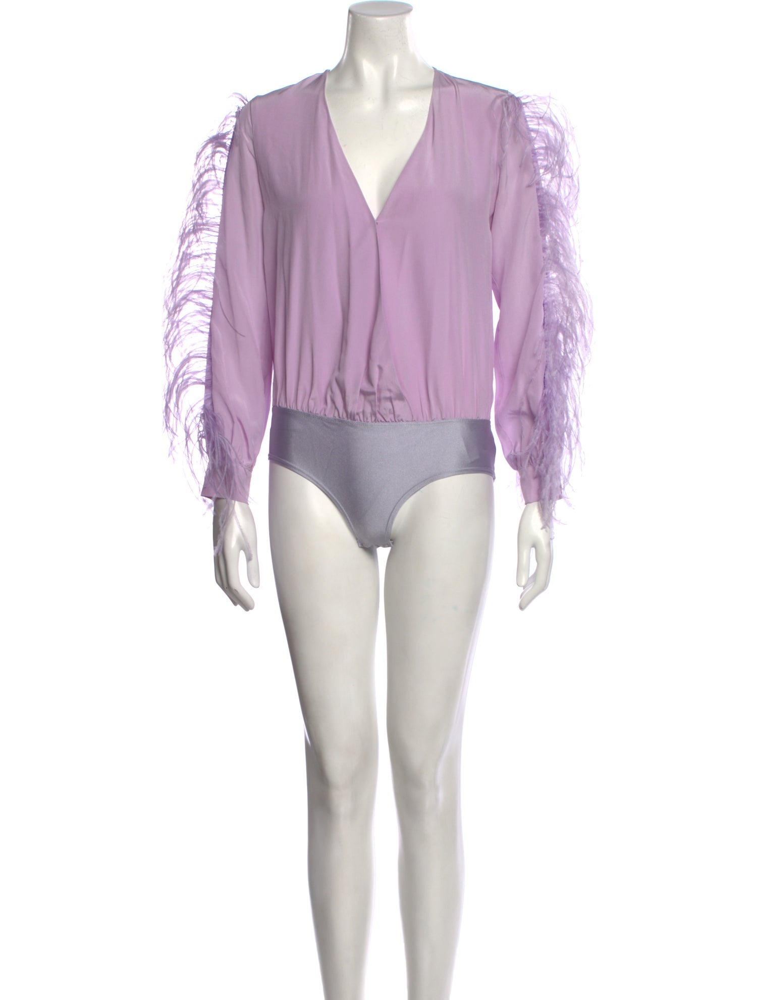 Delfi Collective Silk V-Neck Bodysuit