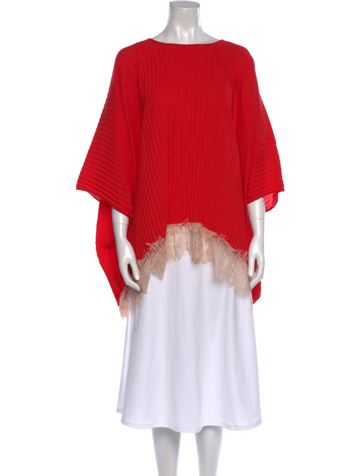 Delfi Collective Bateau Neckline Three-Quarter Sleeve Tunic