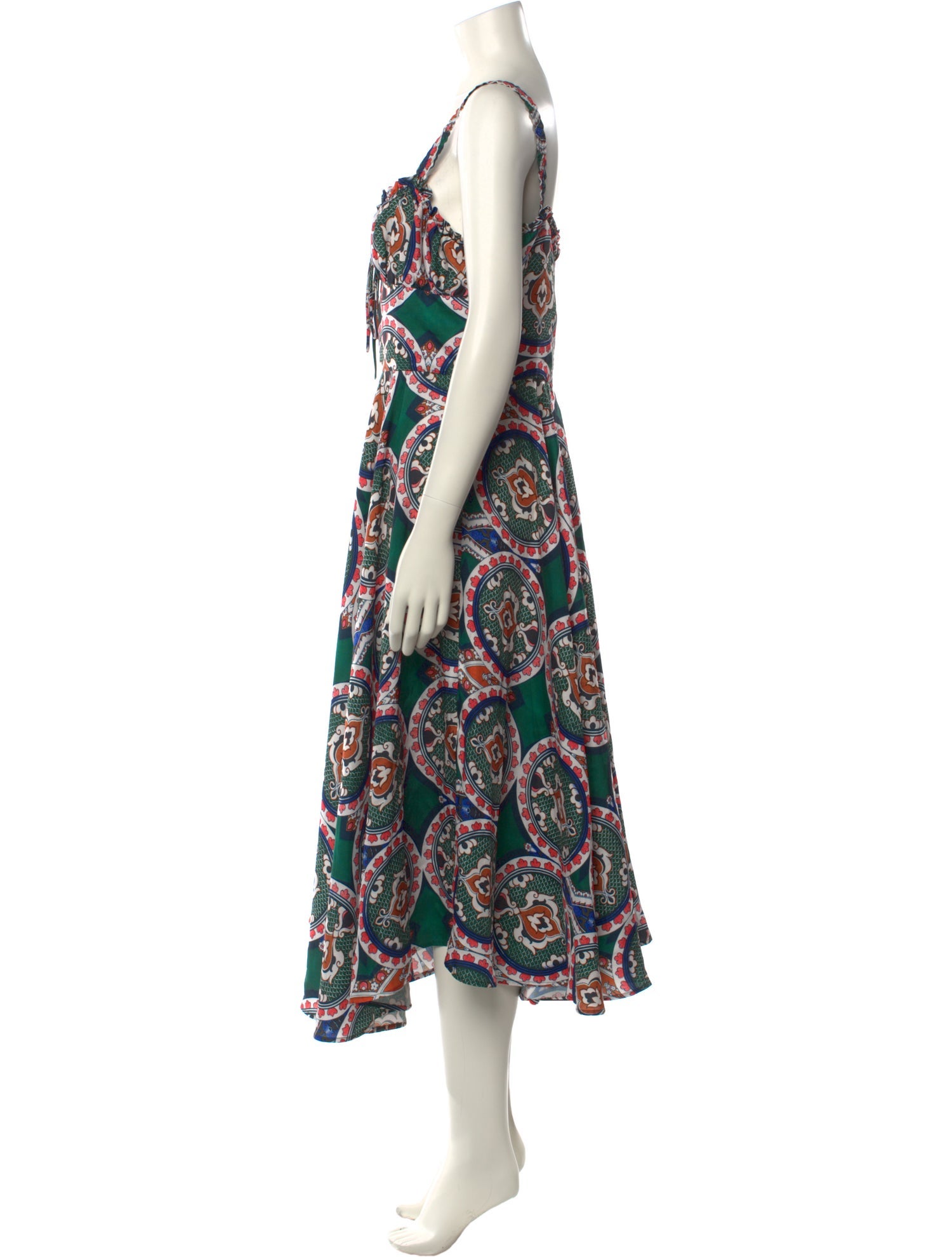 Delfi Collective Paisley Print Knee-Length Dress