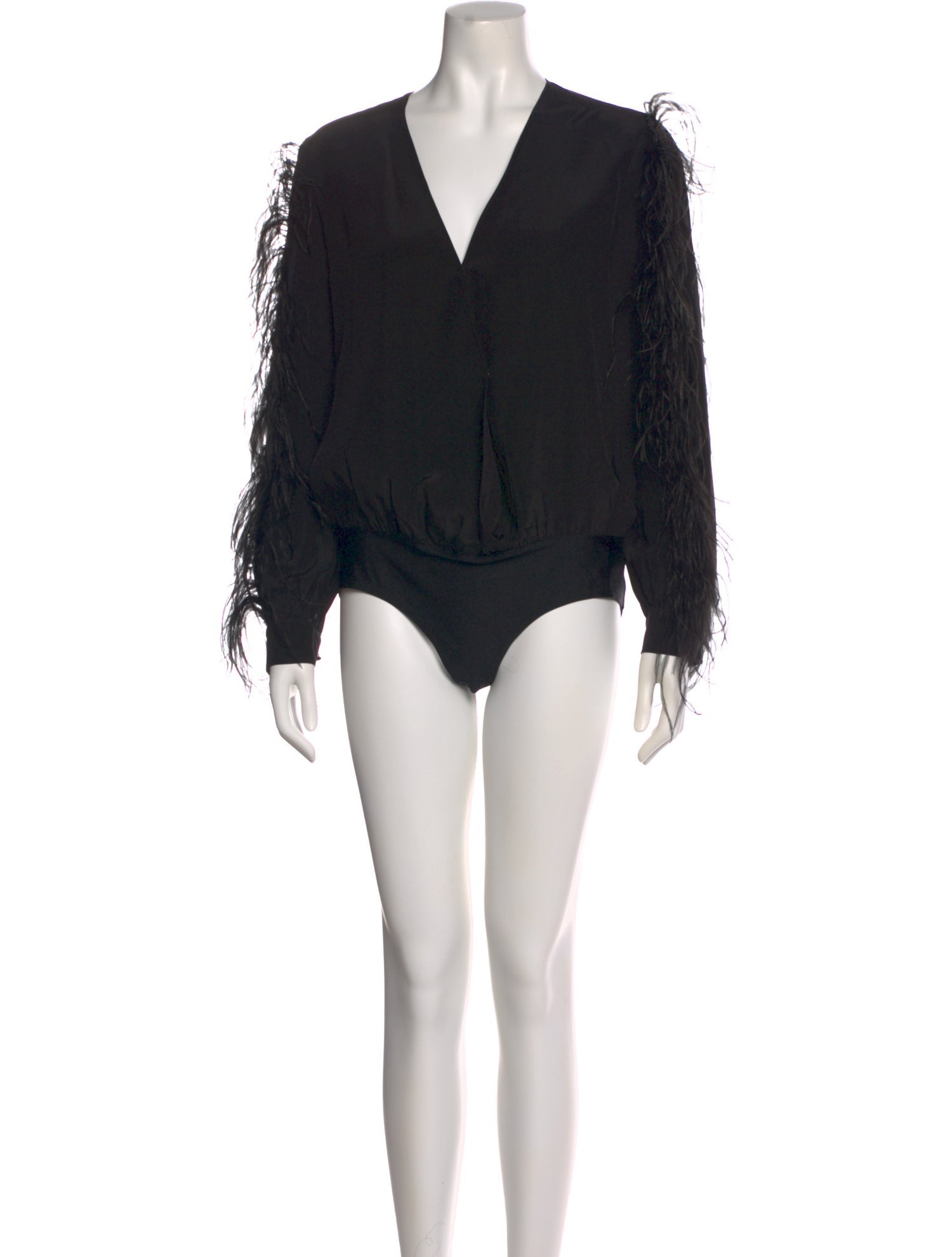 Delfi Collective Silk V-Neck Bodysuit