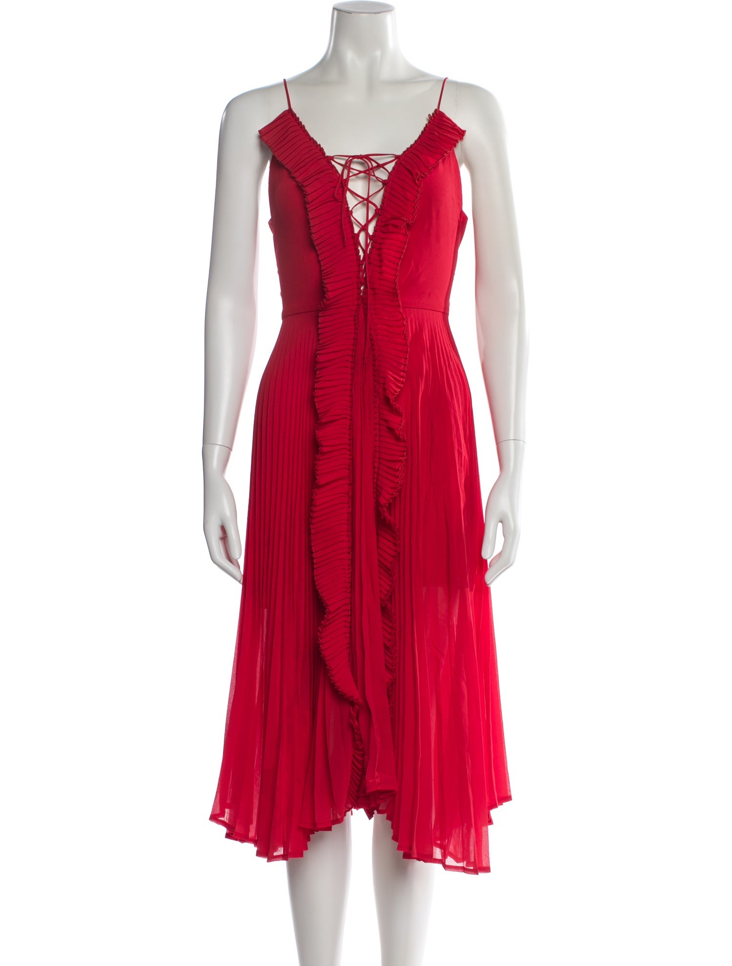 Delfi Collective V-Neck Midi Length Dress