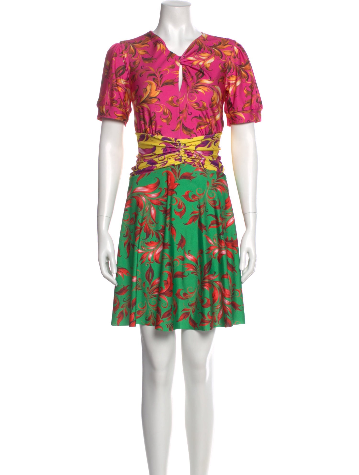 Delfi Collective Floral Print Mini Dress w/ Tags