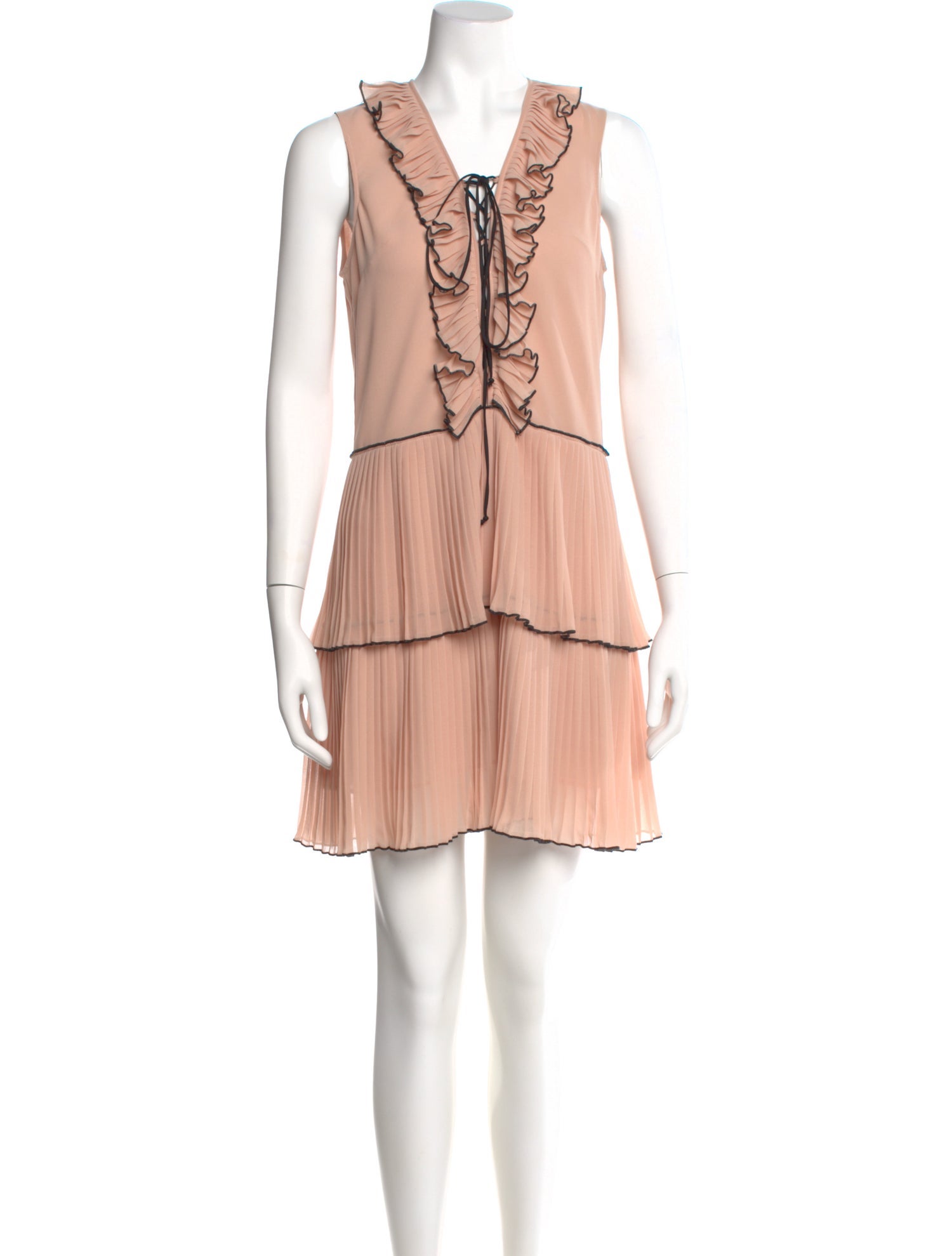 Delfi Collective V-Neck Mini Dress