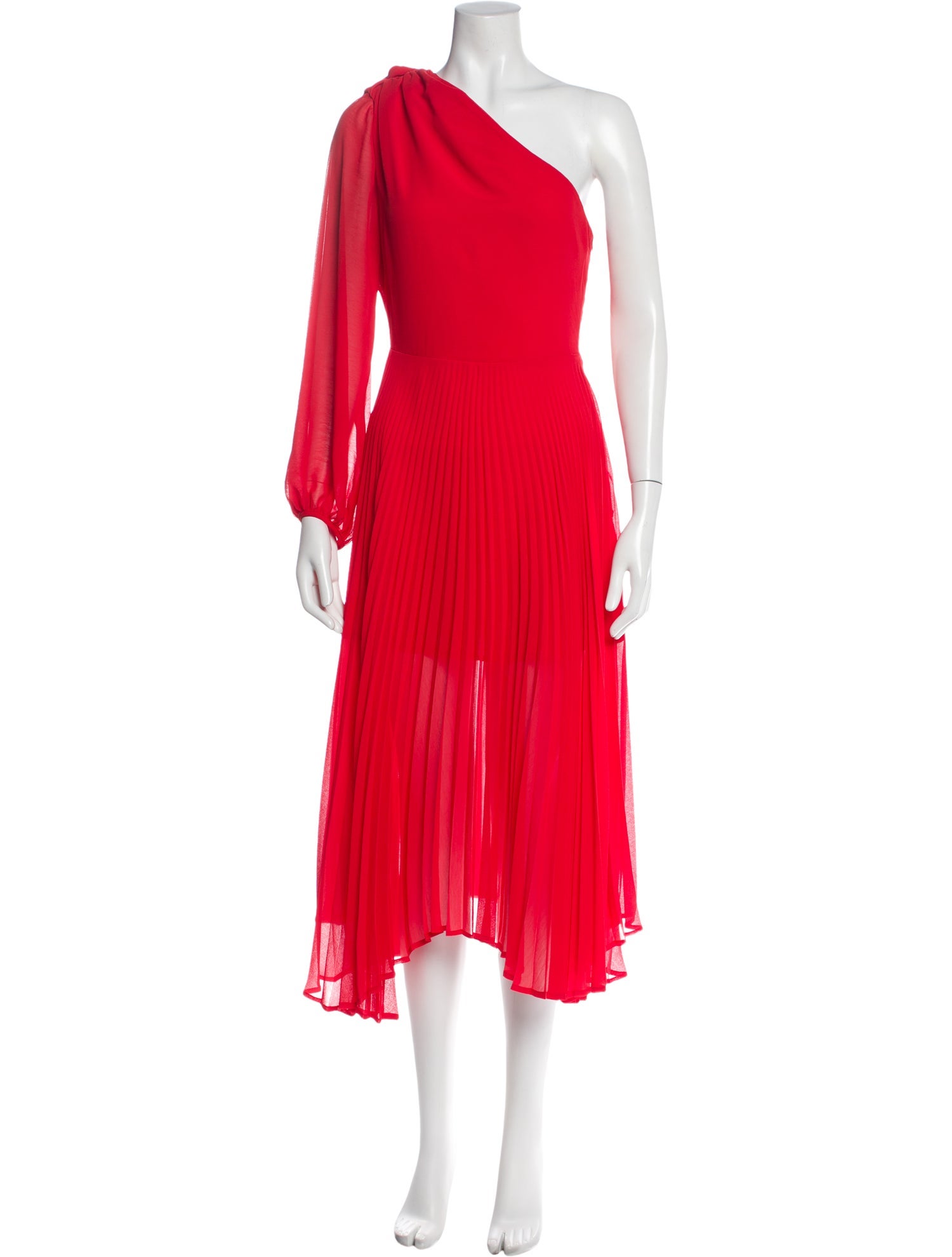 Delfi Collective One-Shoulder Midi Length Dress