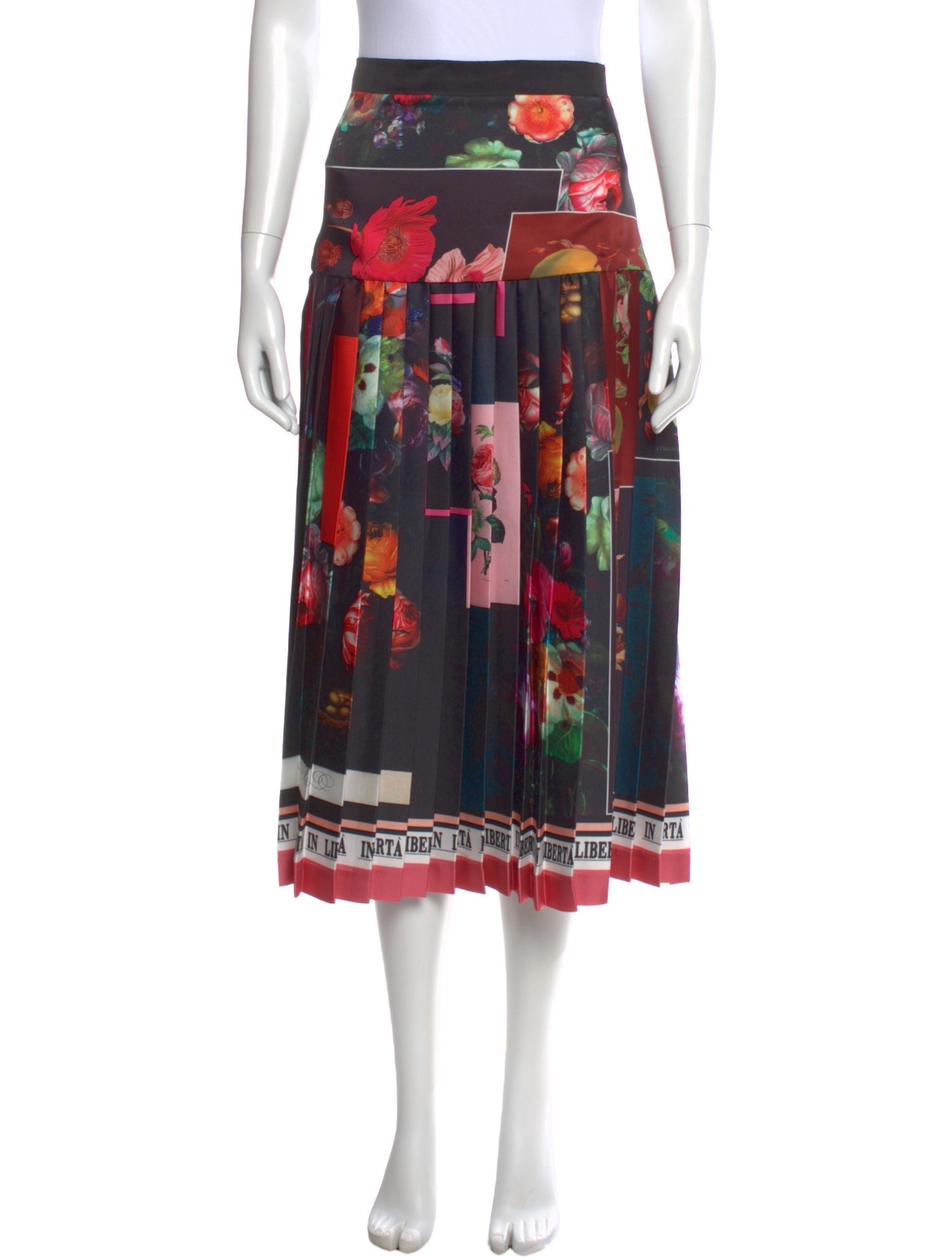 Delfi Collective Floral Print Midi Length Skirt