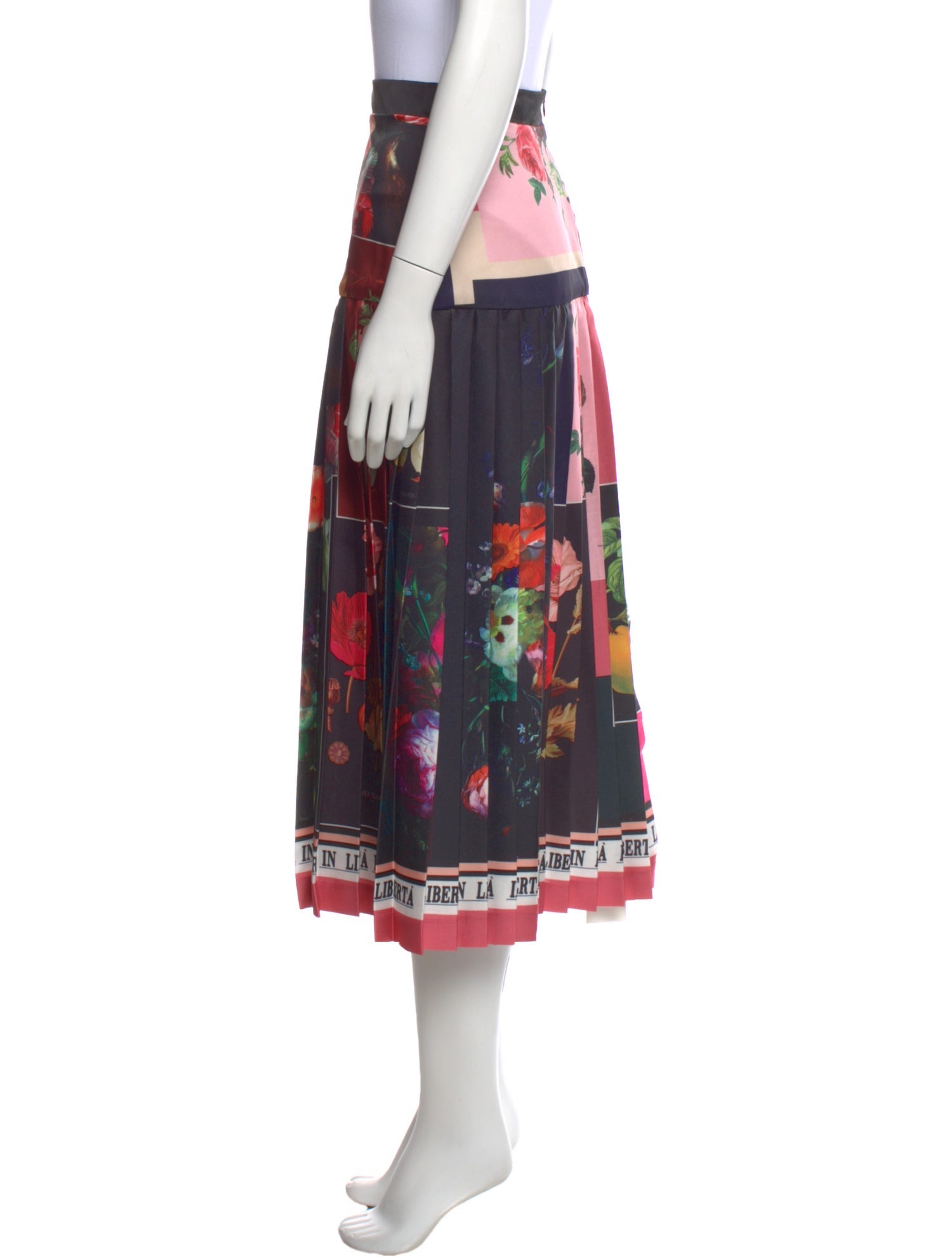 Delfi Collective Floral Print Midi Length Skirt