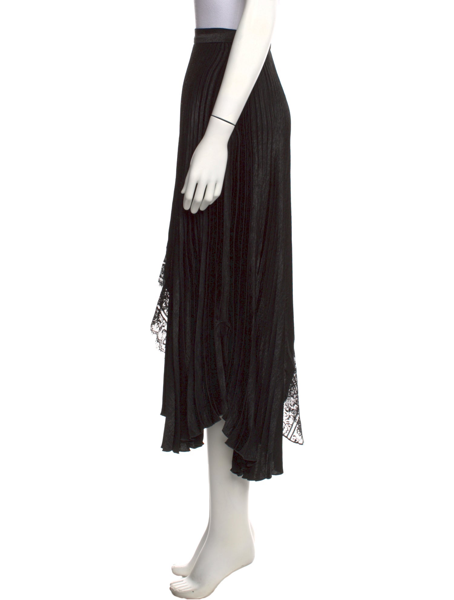 Delfi Collective Lace Pattern Midi Length Skirt