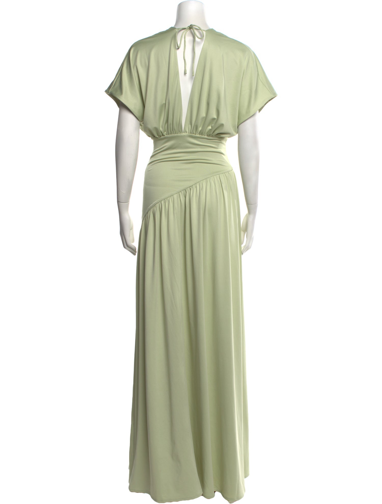 delfi collective dress green V-Neck Long w/ Tags - Dresses, Clothing - WDELF22804 tulle A-line gown
