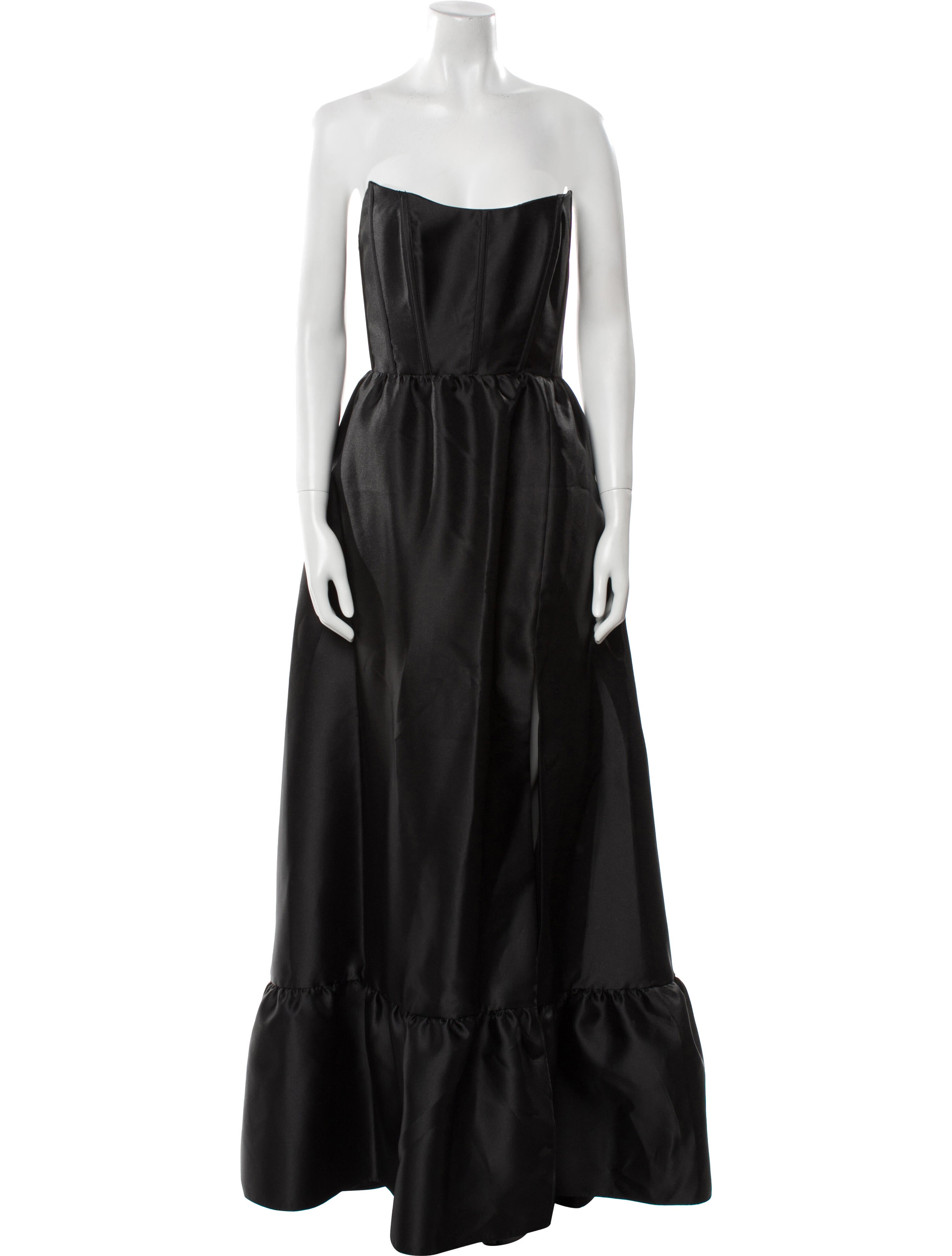 Dessy Collection Satin Long Dress