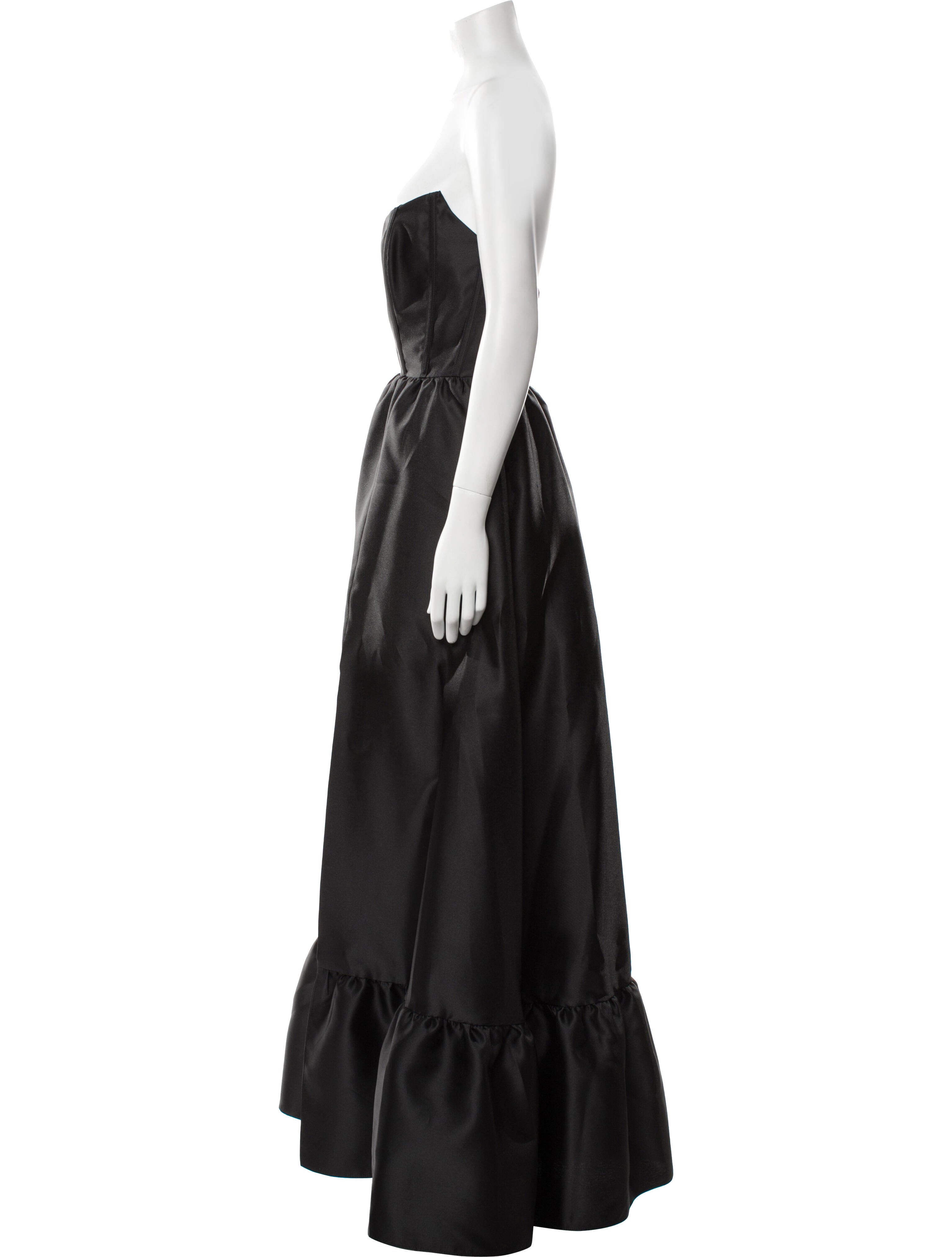 Dessy Collection Satin Long Dress