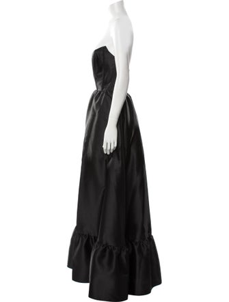 Dessy Collection Satin Long Dress