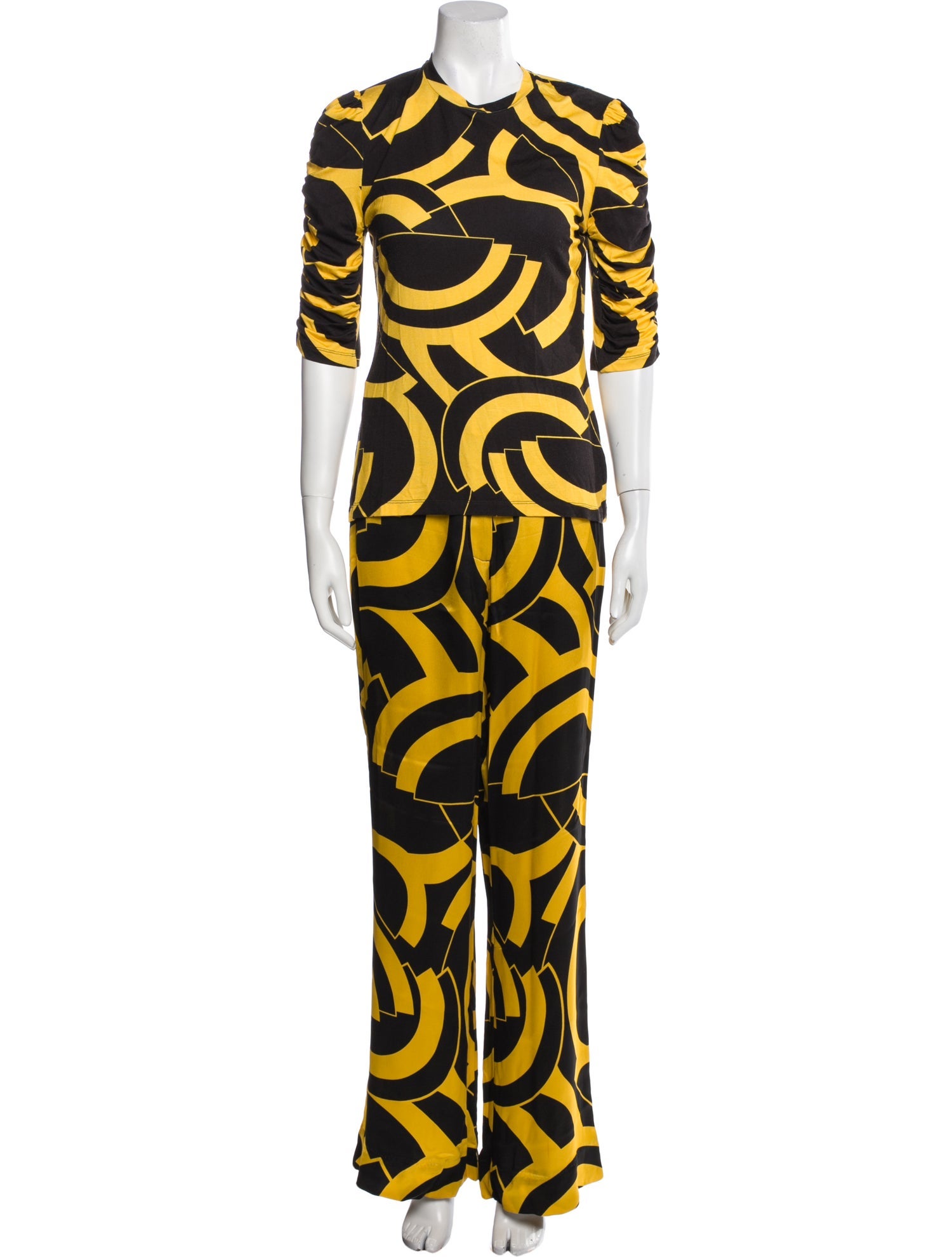 De La Vali Printed Pant Set