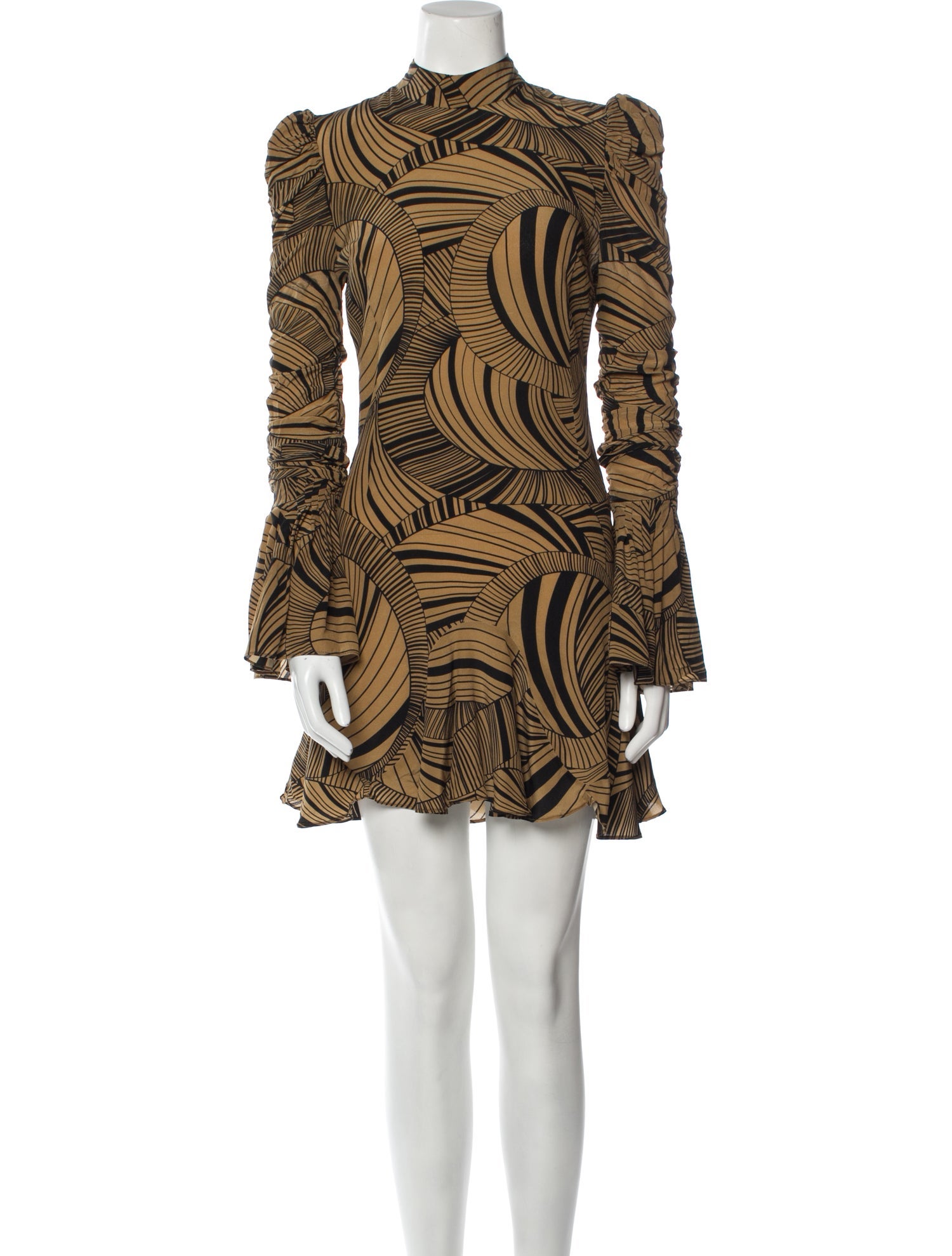 De La Vali Silk Mini Dress