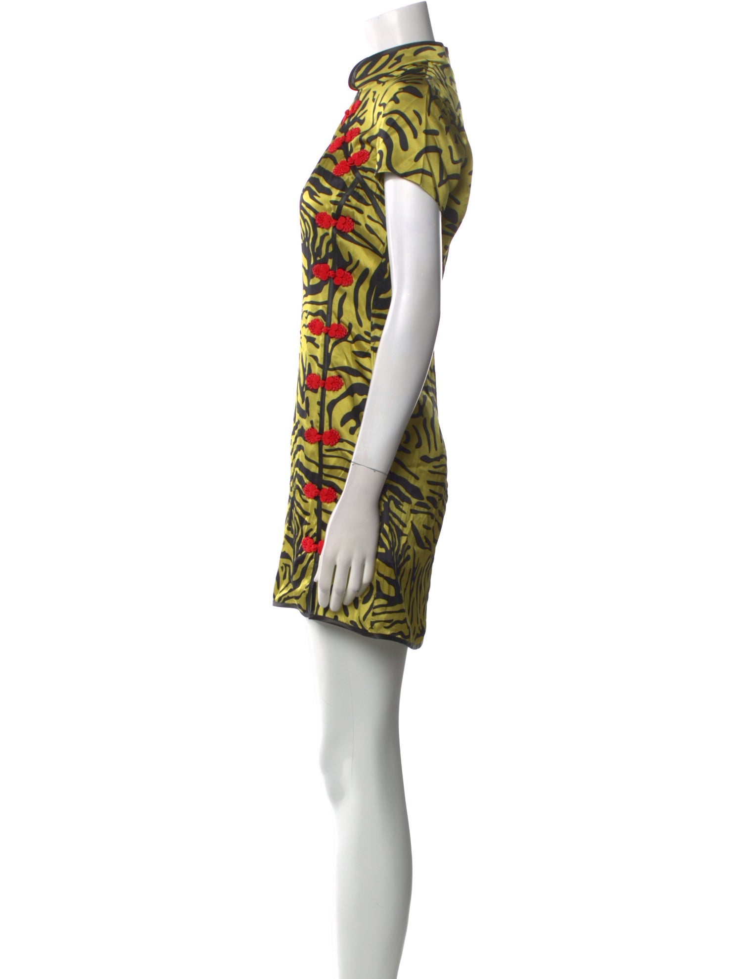 De La Vali Silk Mini Dress