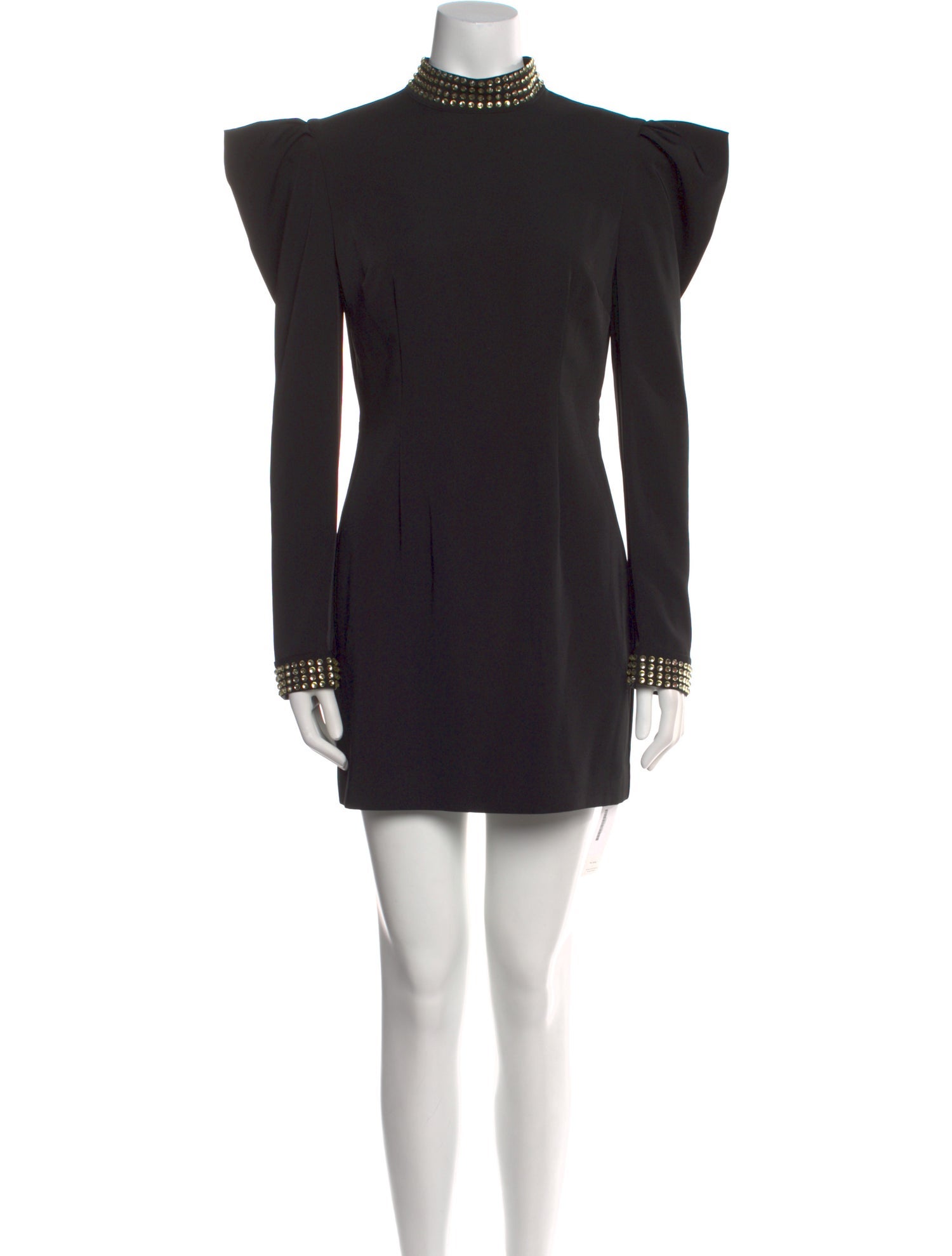 De La Vali Mock Neck Mini Dress