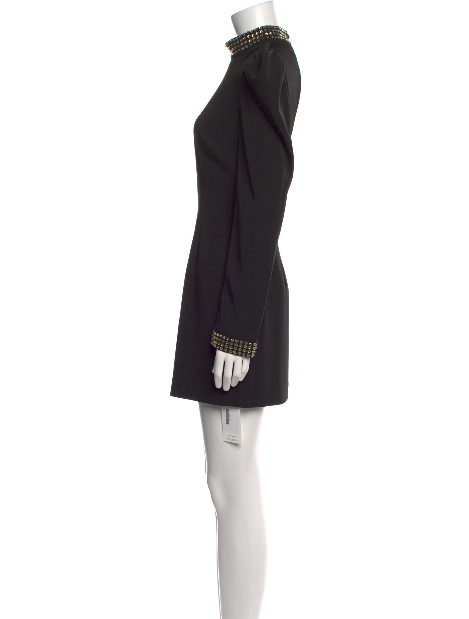 De La Vali Mock Neck Mini Dress