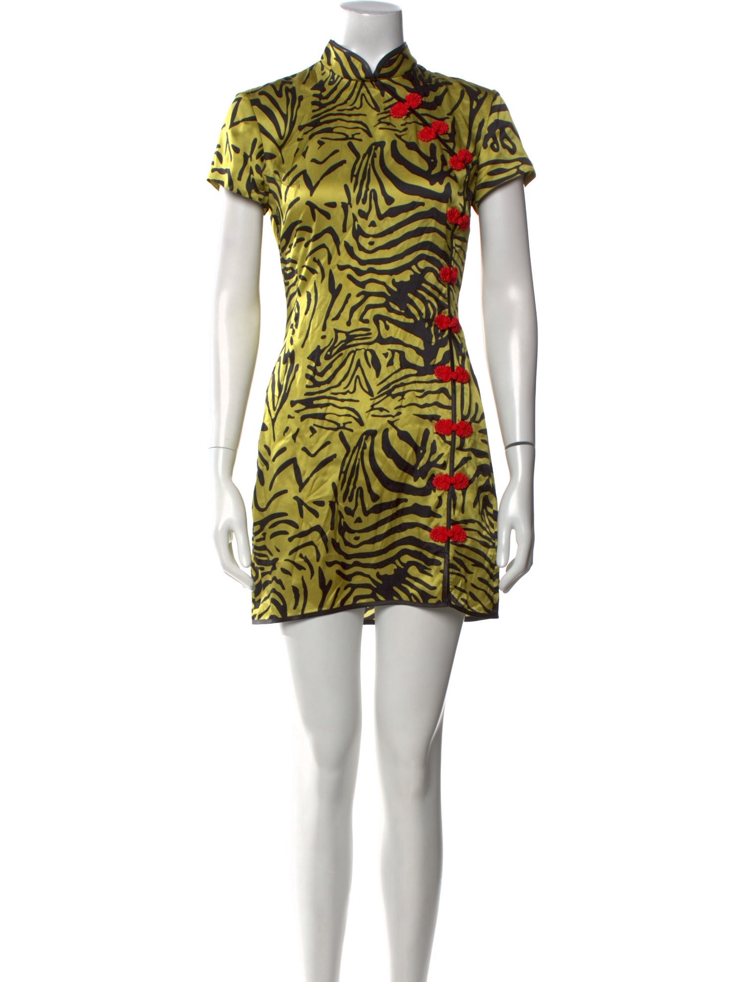 De La Vali Silk Mini Dress