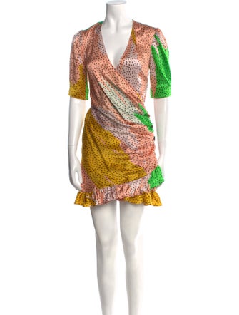 De La Vali Silk Mini Dress