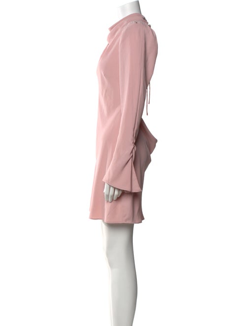 De La Vali Mock Neck Mini Dress