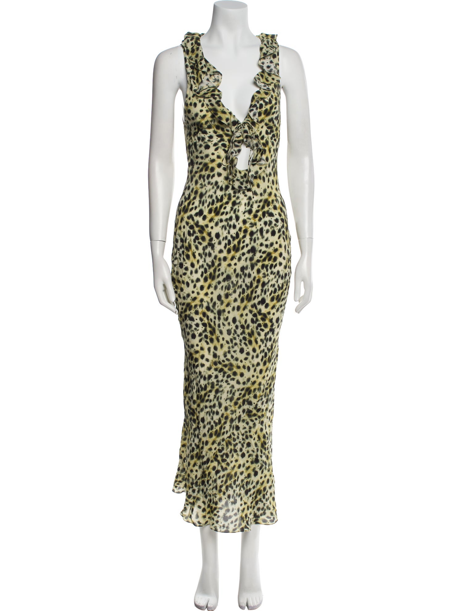 De La Vali Silk Long Dress