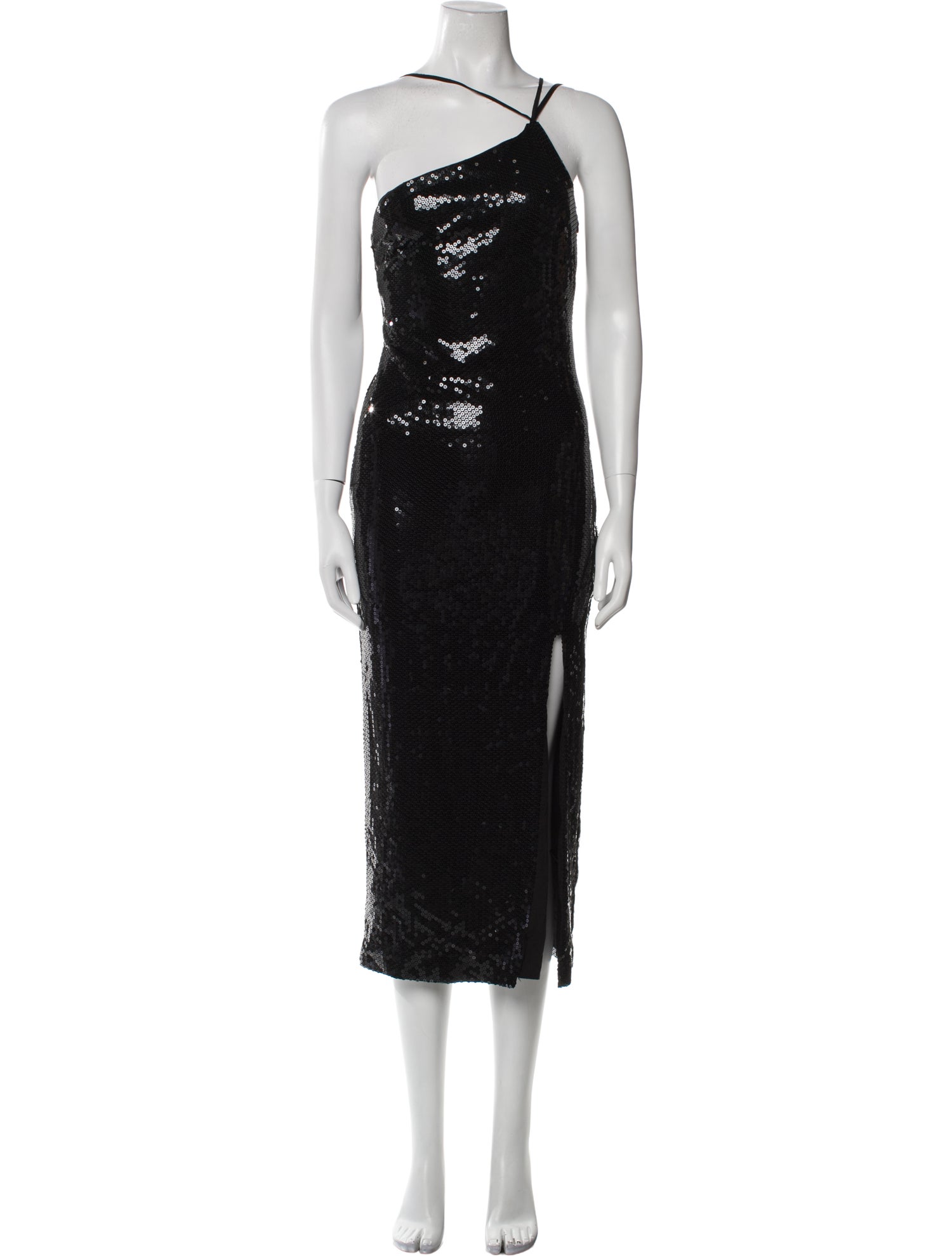 De La Vali Sequin Midi Length Dress