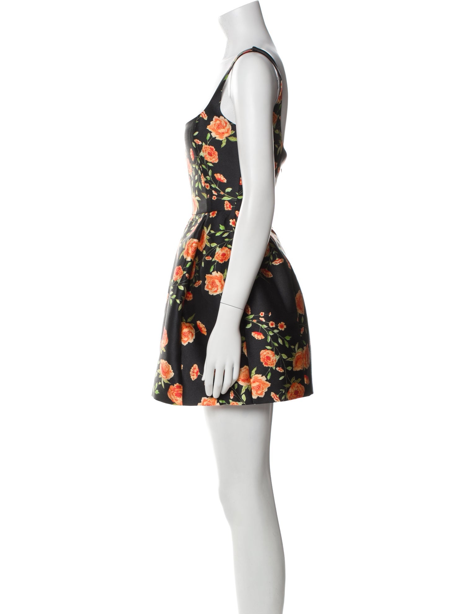 De La Vali Floral Print Mini Dress w/ Tags