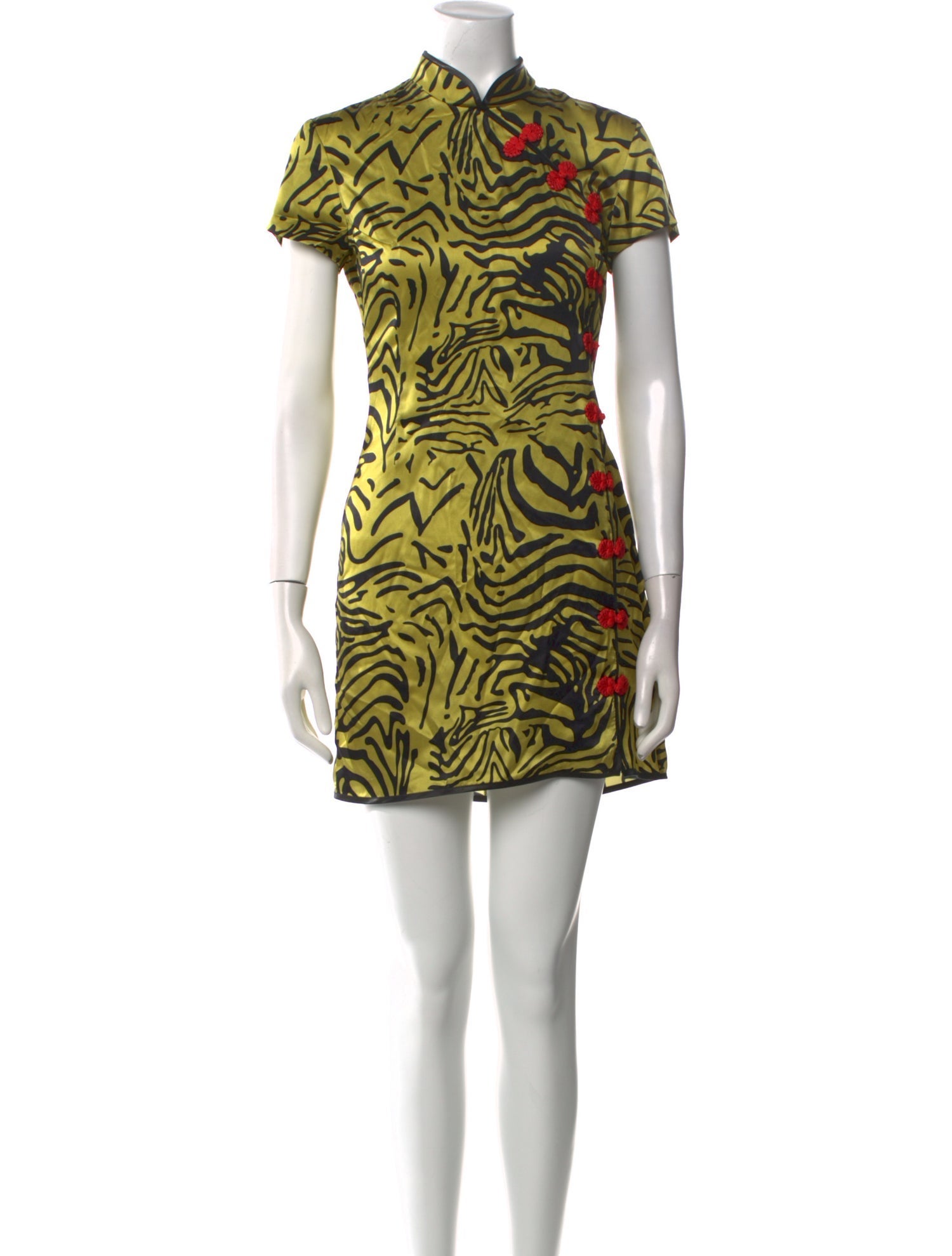 De La Vali Silk Mini Dress