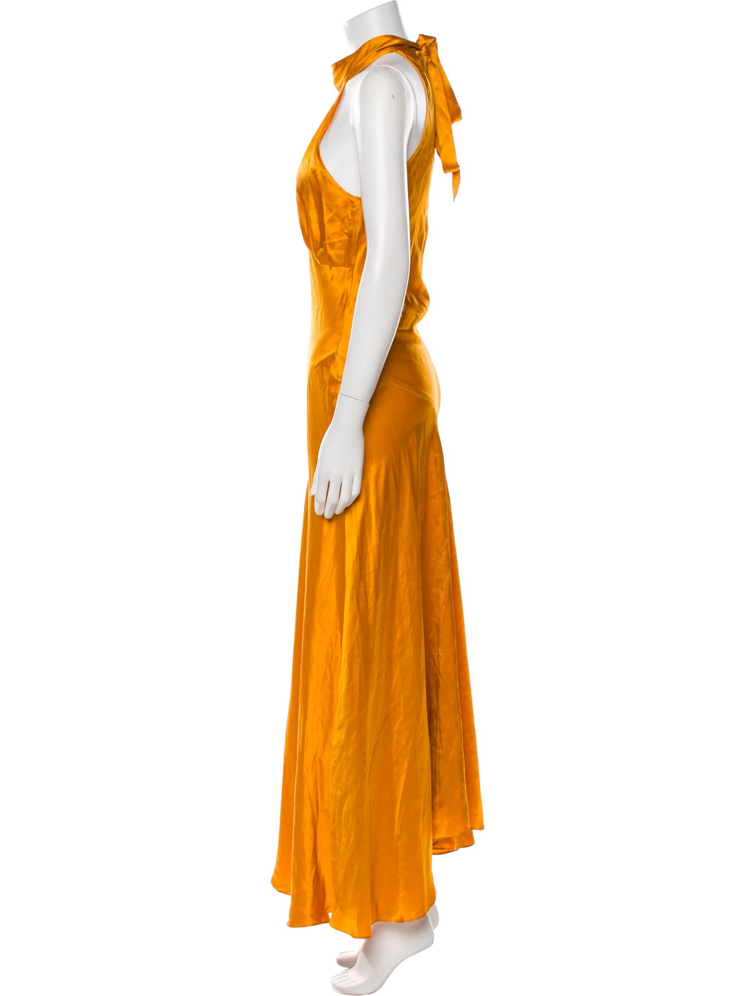 De La Vali Silk Long Dress