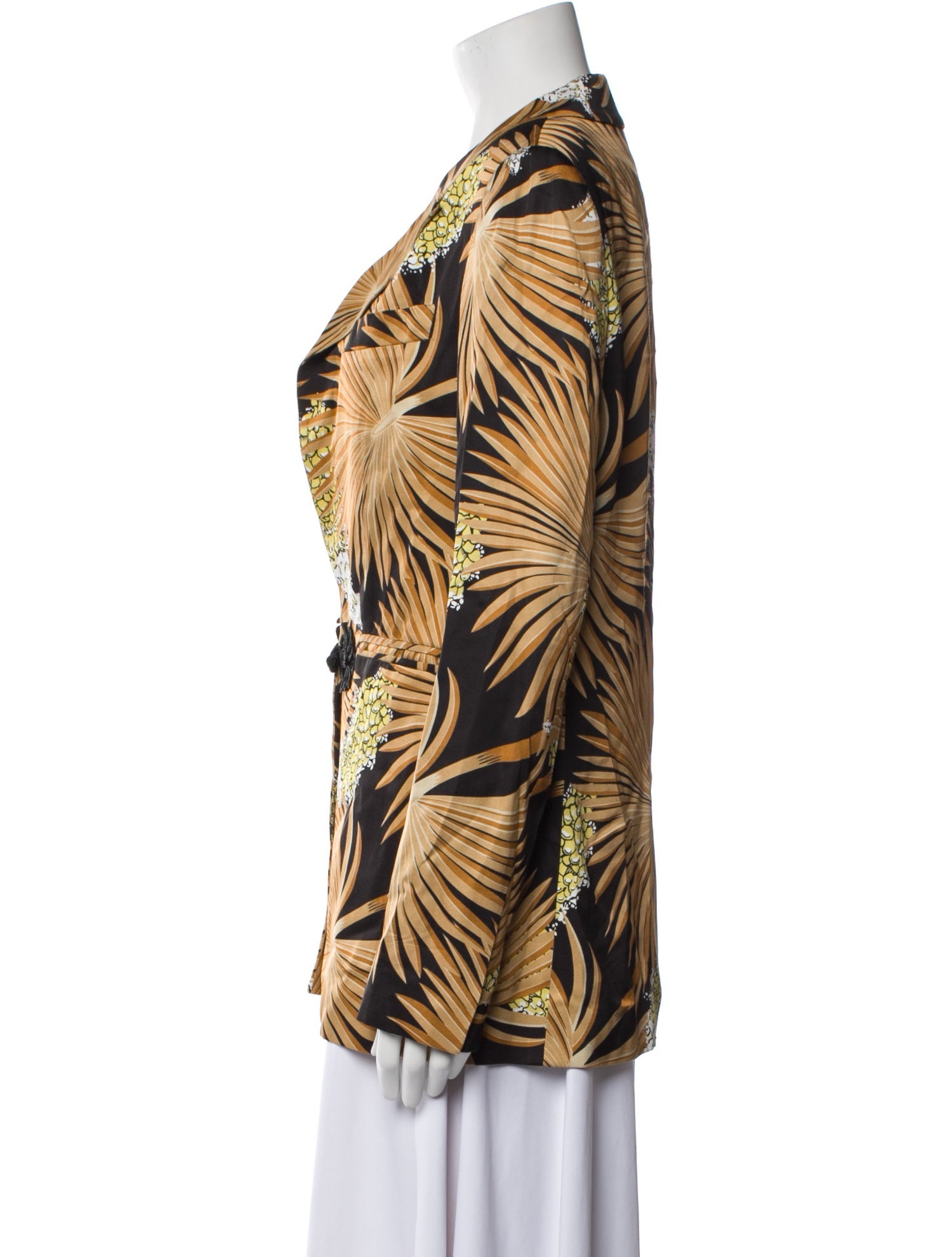 De La Vali Printed Blazer