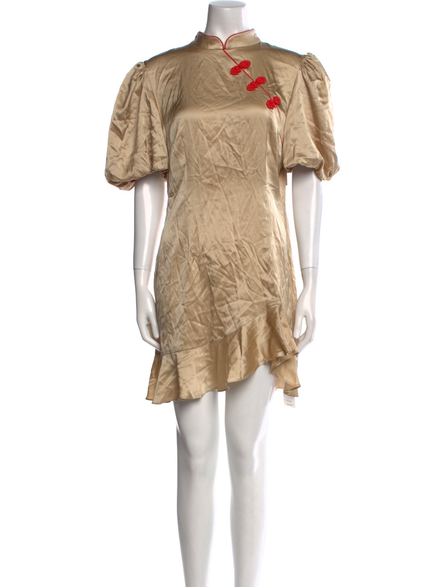 De La Vali Silk Mini Dress