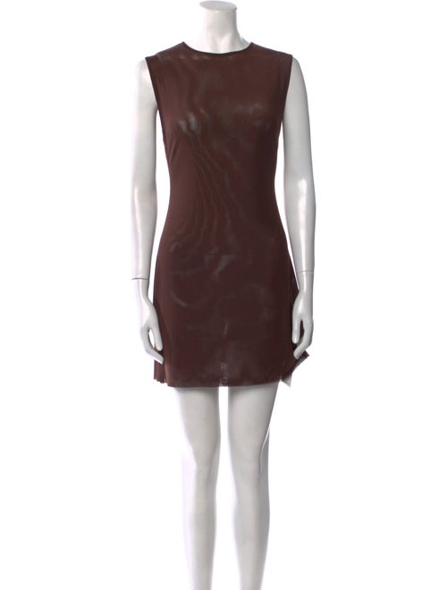 De La Vali Crew Neck Mini Dress