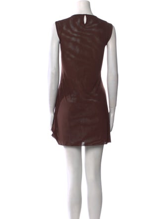 De La Vali Crew Neck Mini Dress