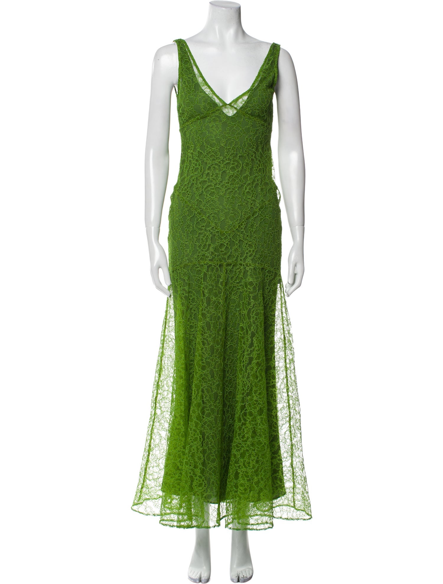 De La Vali V-Neck Long Dress