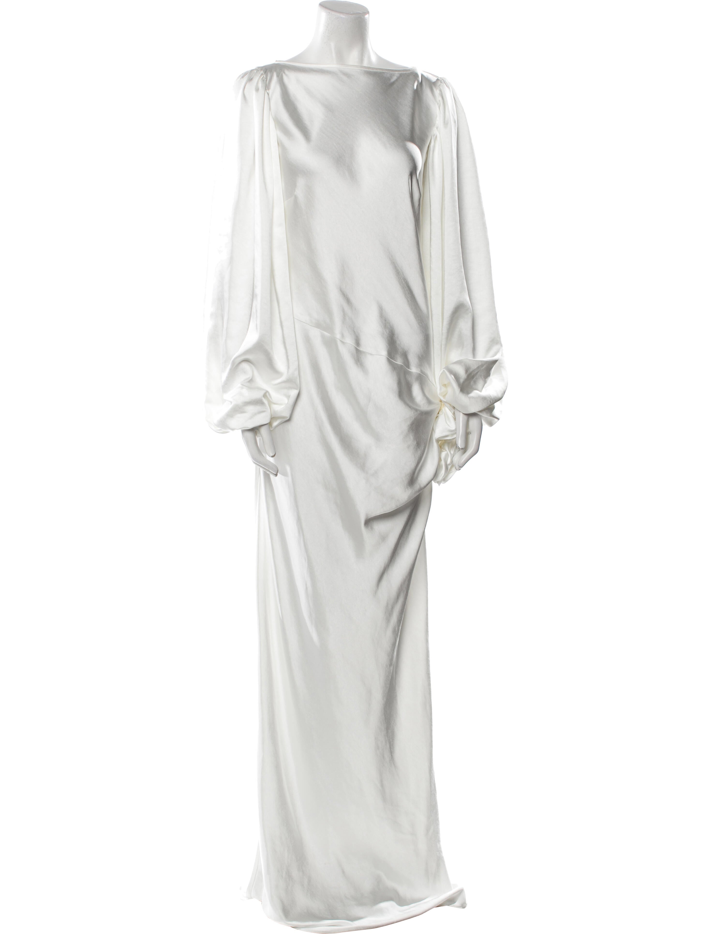 De La Vali Bateau Neckline Long Dress w/ Tags