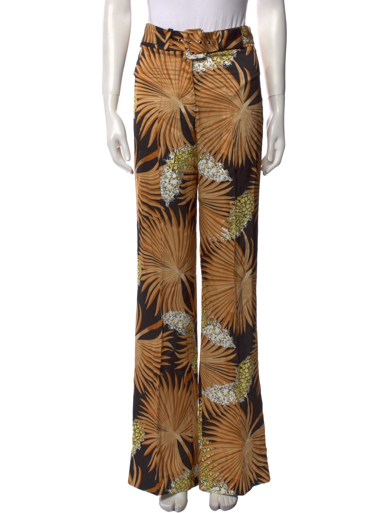 De La Vali Printed Wide Leg Pants w/ Tags