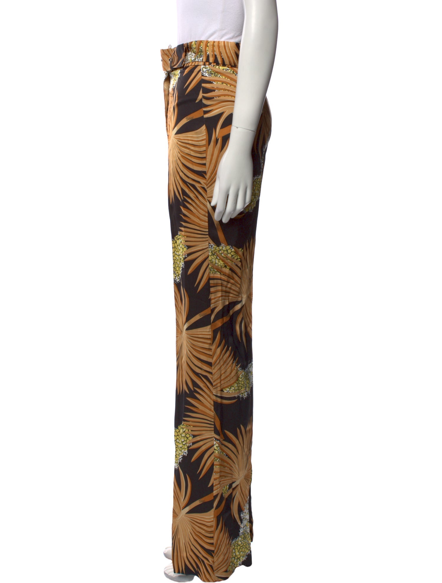 De La Vali Printed Wide Leg Pants w/ Tags