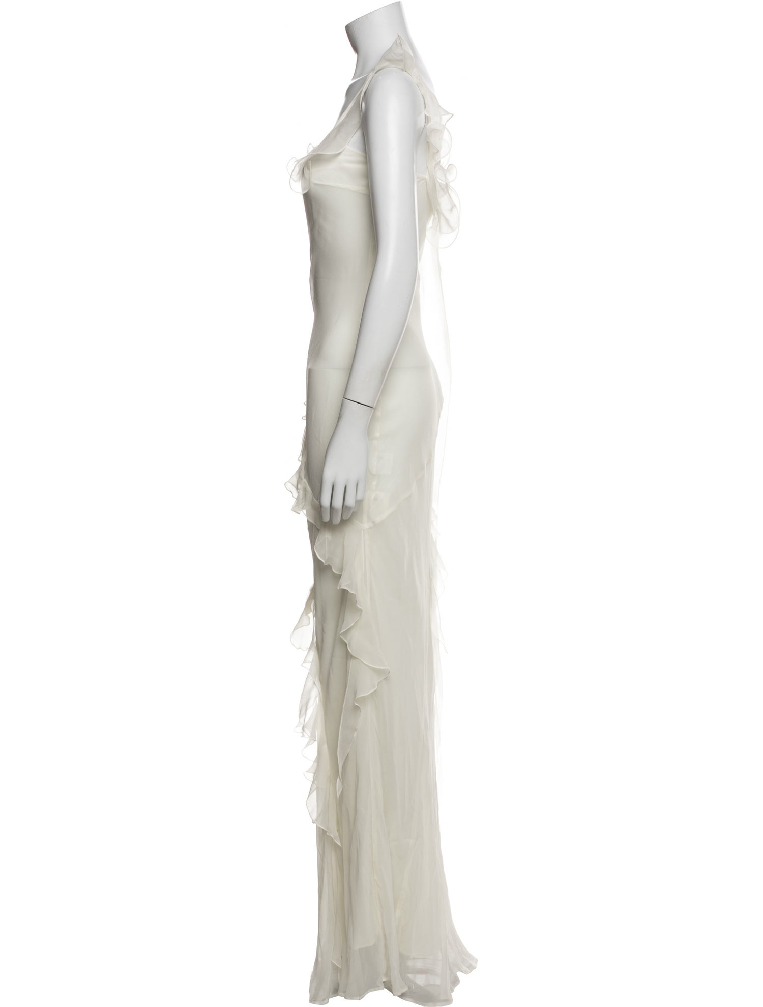 De La Vali Silk Long Dress