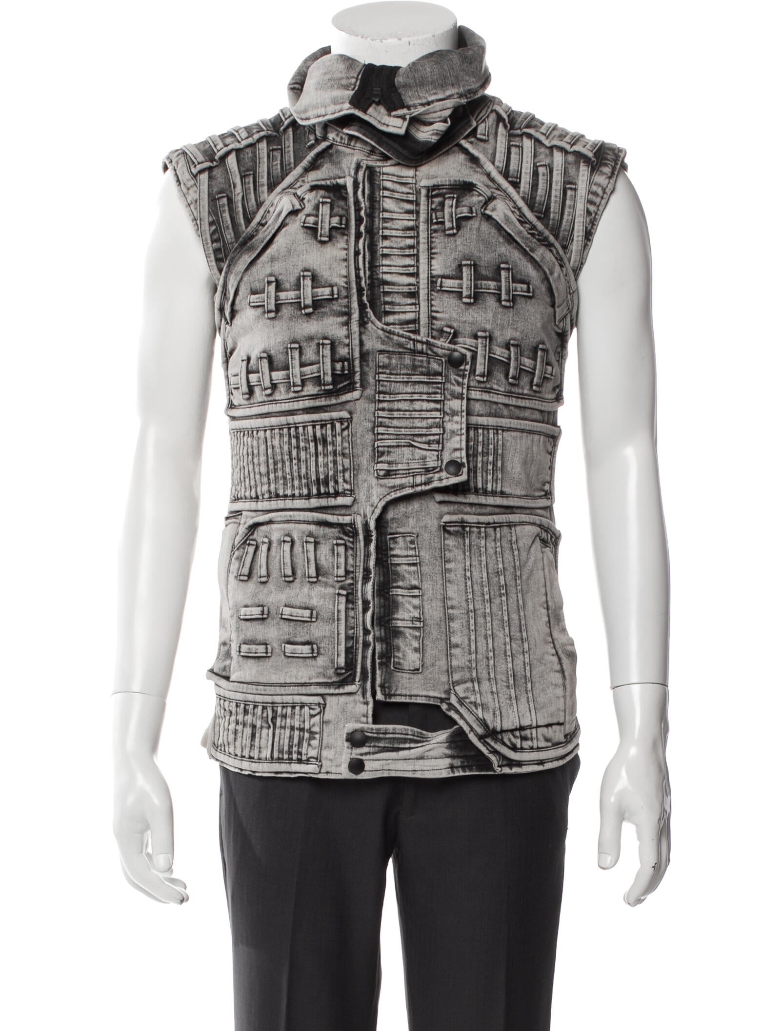 Demobaza Tie-Dye Print Vest