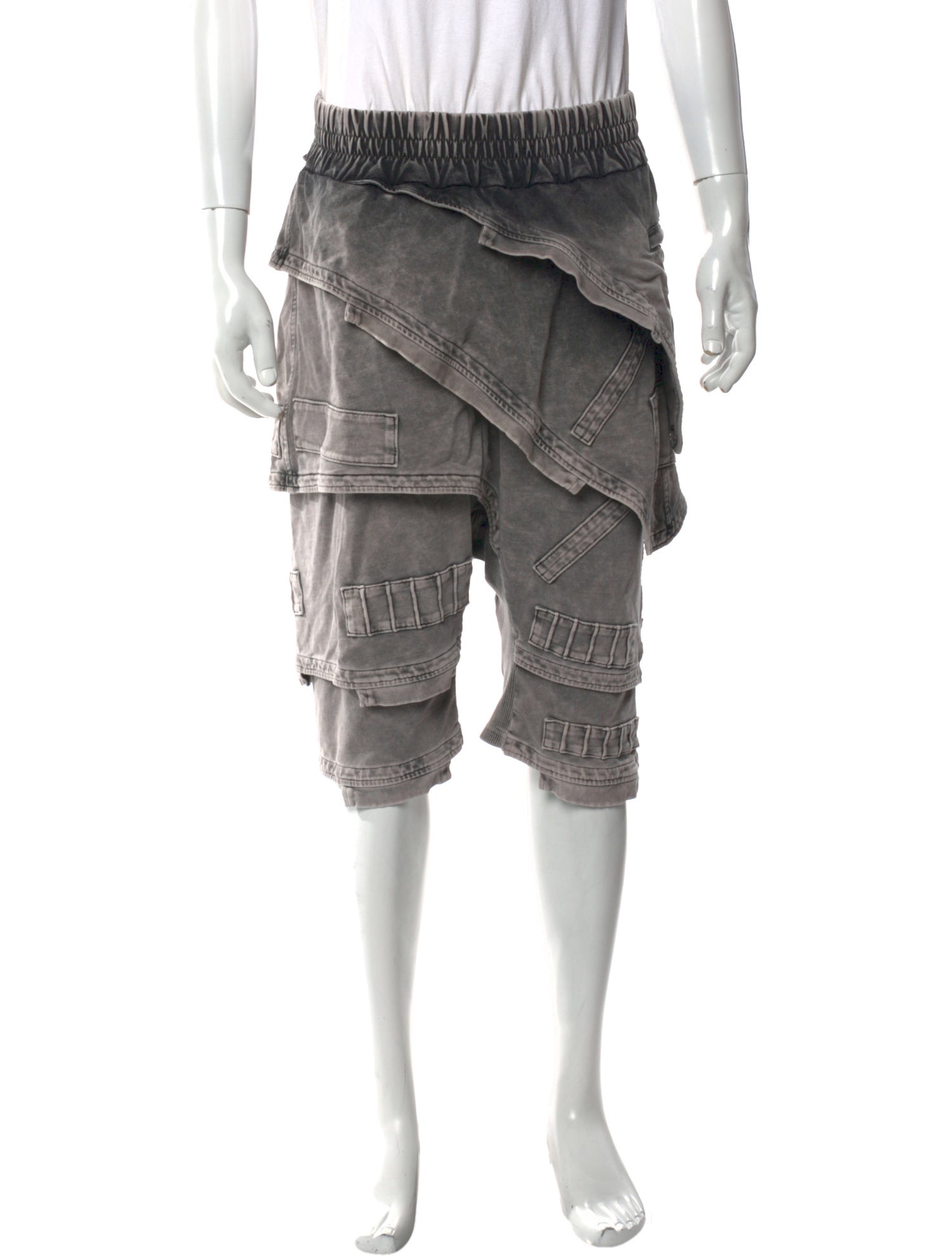 Demobaza Graphic Print Cargo Shorts