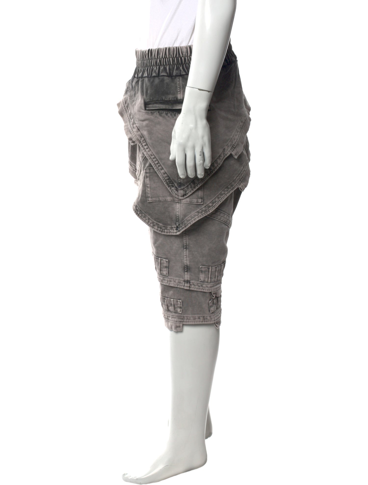 Demobaza Graphic Print Cargo Shorts