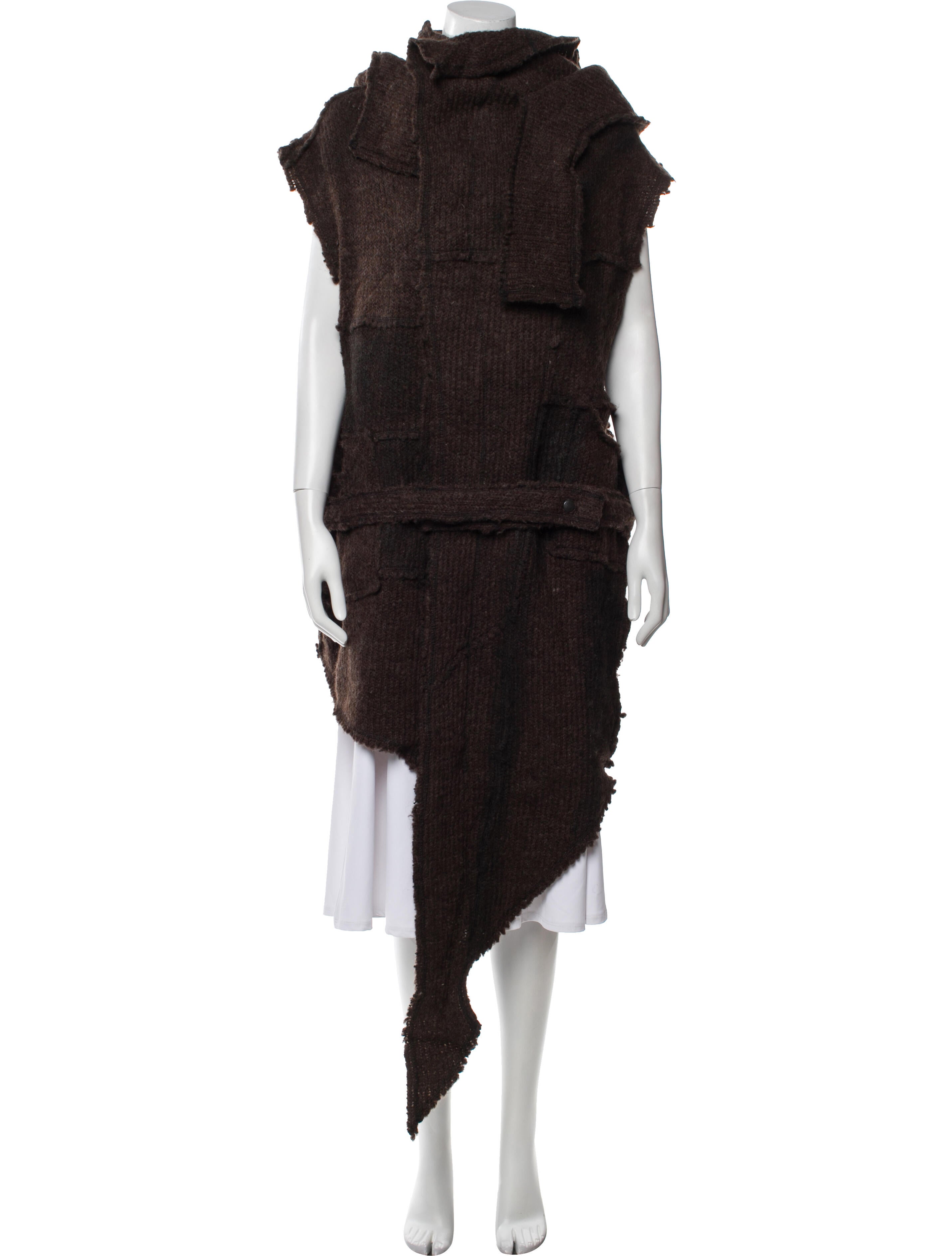 Demobaza Wool Plaid Print Coat w/ Tags