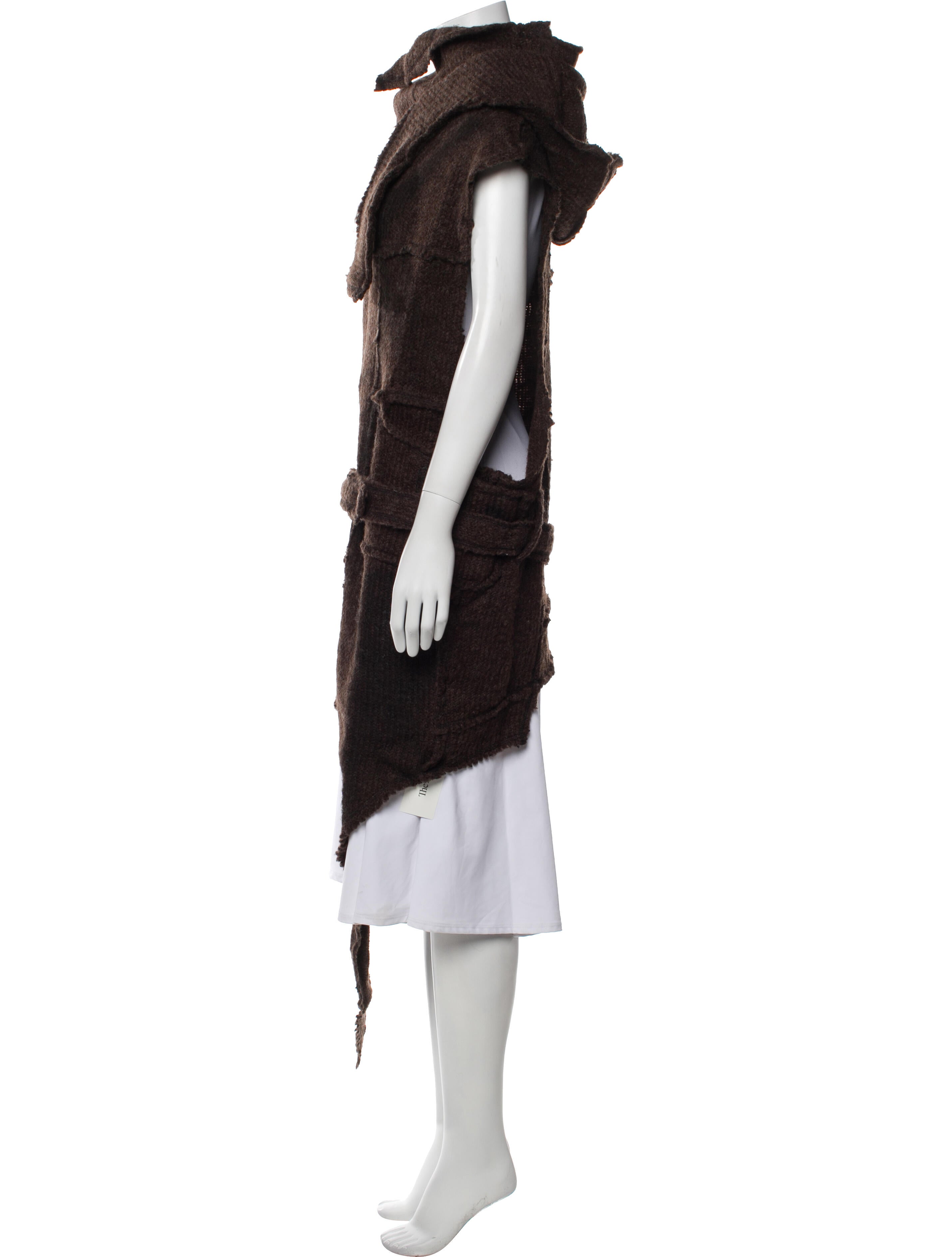 Demobaza Wool Plaid Print Coat w/ Tags