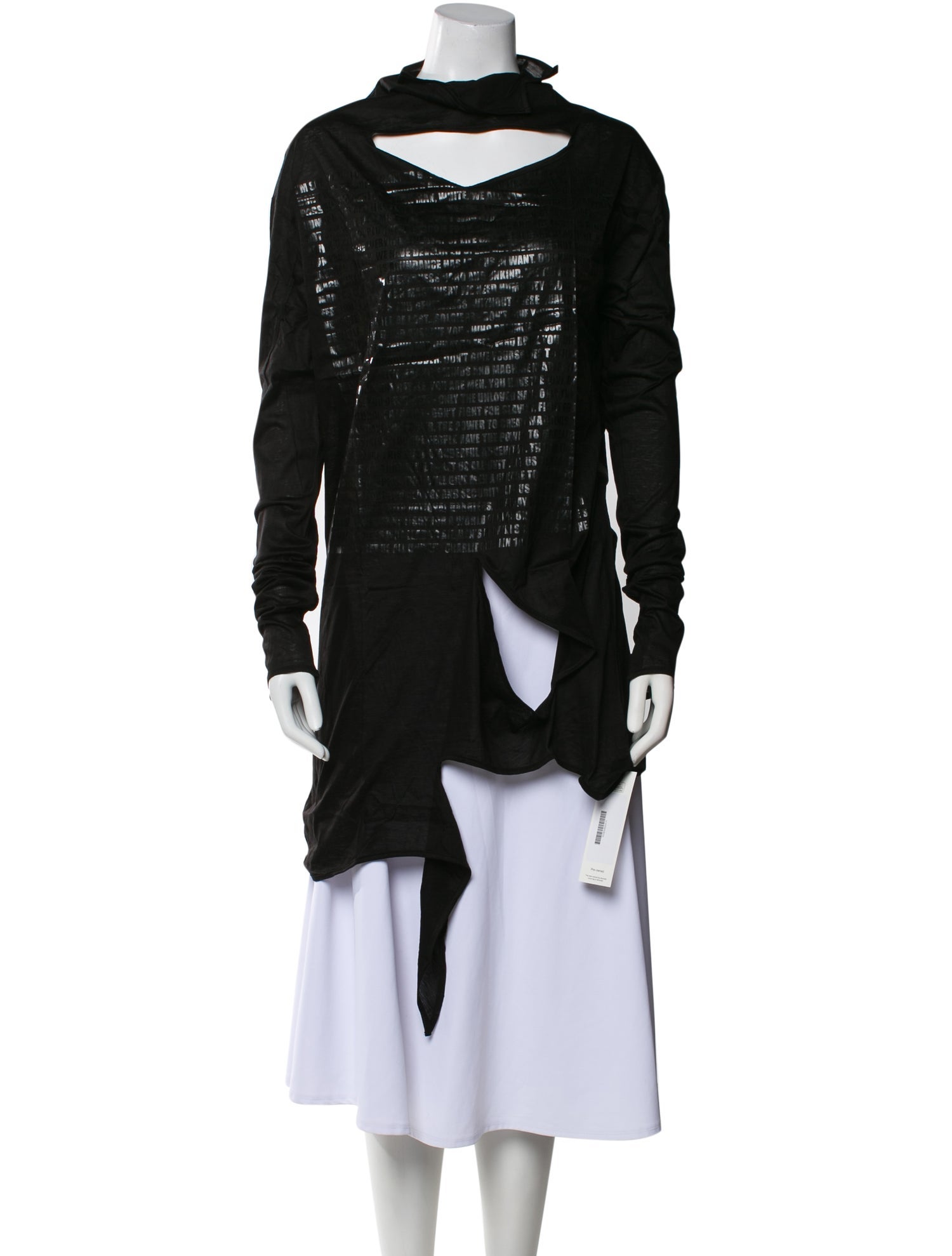 Demobaza Mock Neck Long Sleeve Tunic w/ Tags