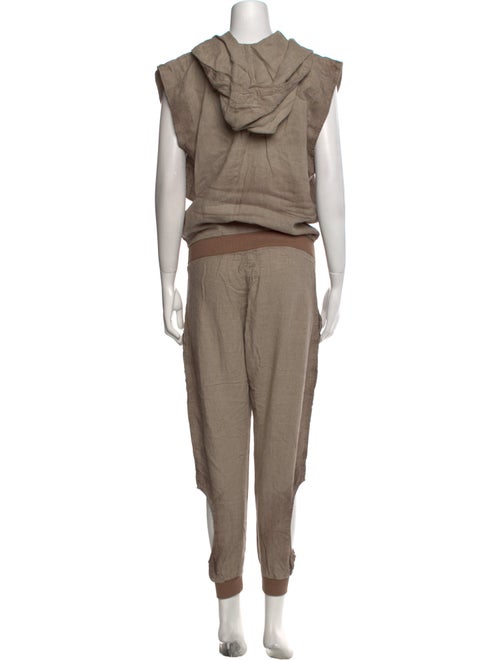 Demobaza Linen Cowl Neck Jumpsuit