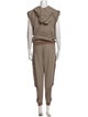 Demobaza Linen Cowl Neck Jumpsuit